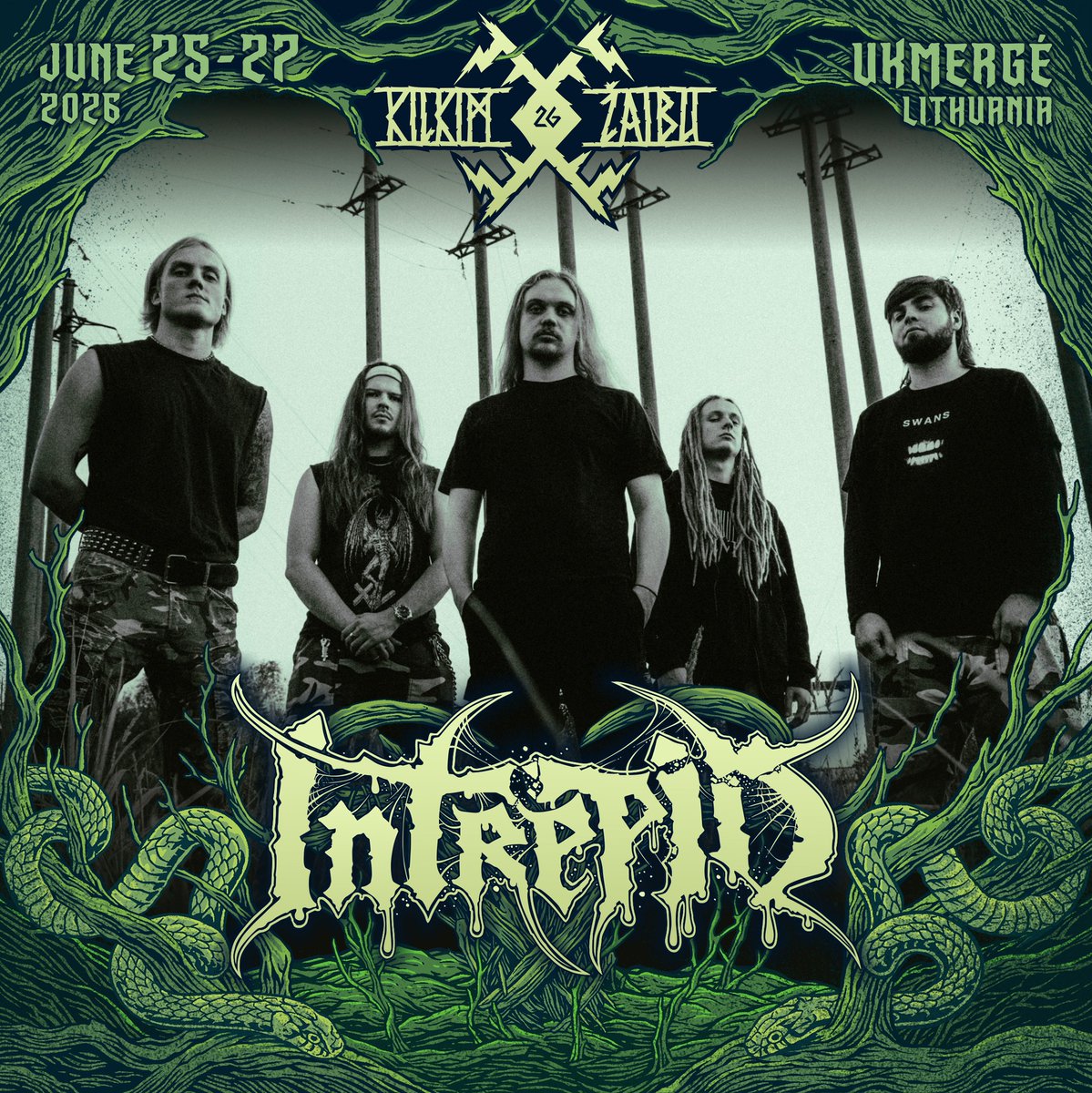kilkimzaibu's tweet photo. One of the strongest representatives of Estonia’s new generation of death metal is coming to KILKIM ŽAIBU – INTREPID.
Their latest album, Juxtaposition, has just been named Estonia’s Best Metal Album of 2025. Congratulations!
#Intrepid #DeathMetal #KilkimŽaibu https://t.co/itNmHnkH9t