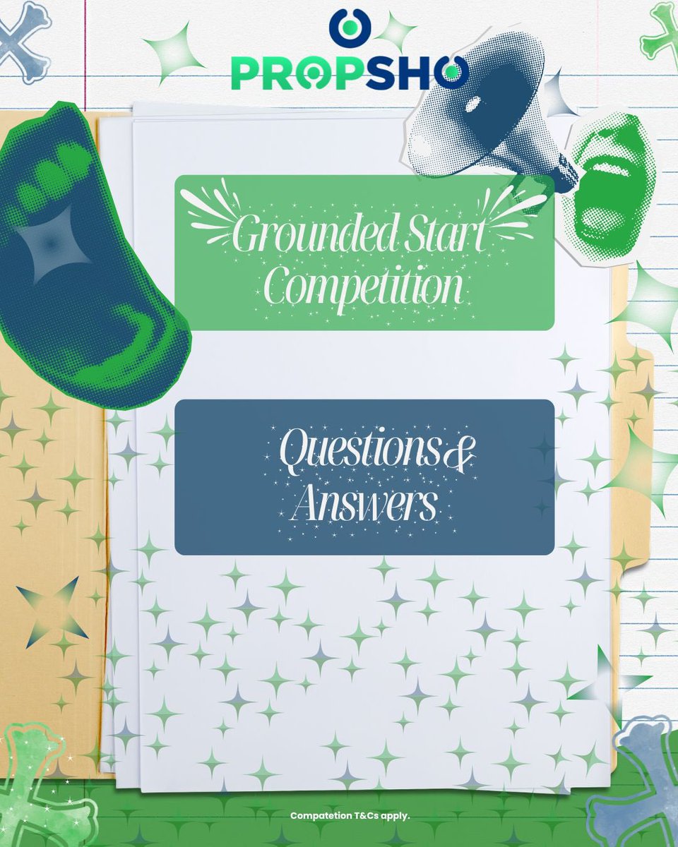PropSho's tweet photo. Got questions about the Grounded Start Competition? 🤔✨

We got you. From how to enter to how to win, we’re dropping ALL the answers right here so you don’t miss your chance to secure your spot. 💸

Stay locked in, read through, and make sure you’re in it. 🚀

#CompetitionFAQ https://t.co/5MZbHJtl1g