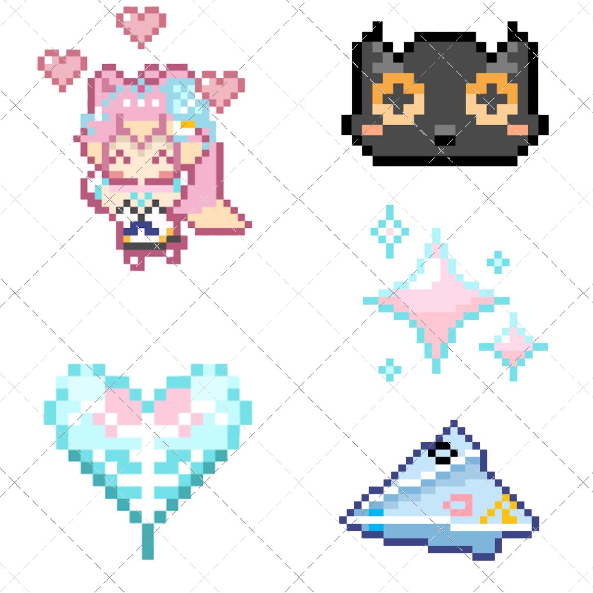 lil #aemeath emotes i made 💕