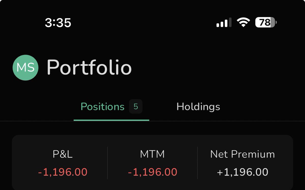 NIFTY expiry: -0.3% (₹1,196) Loss .

Was up ~₹500 Profit at one point.
Part of the job.
Loss accepted, execution noted, process continues.
Gave back profits on expiry.
Accept → Adjust → Continue. #AlgoTrading #nifty