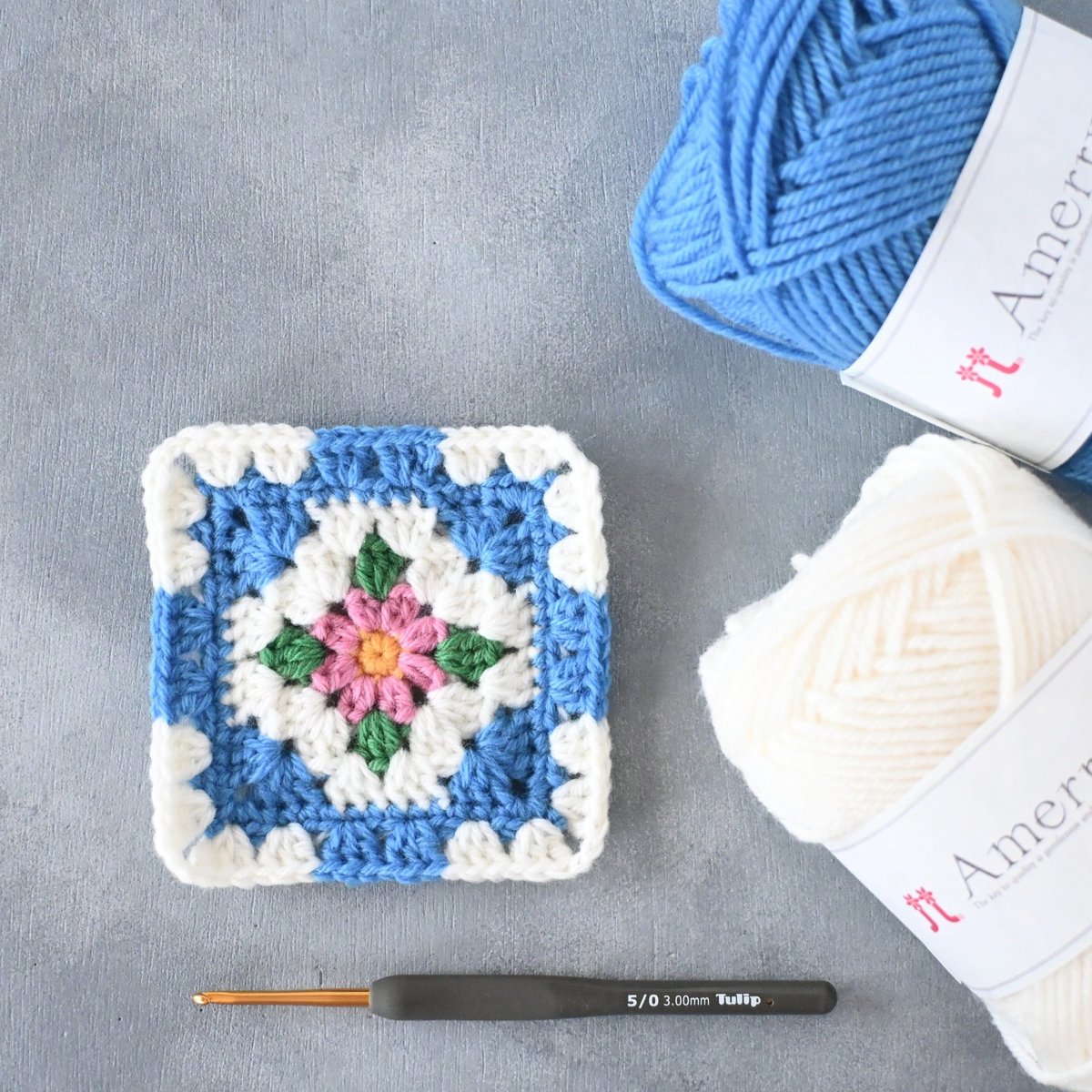 emine︎✿オーダー受付中✩*॰¨̮ モチーフ かぎ編み Subtitles Crochet Motif Bag Tutorial - YouTube