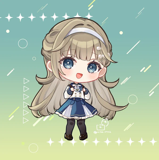 リサちゃん #はなぶさの絵