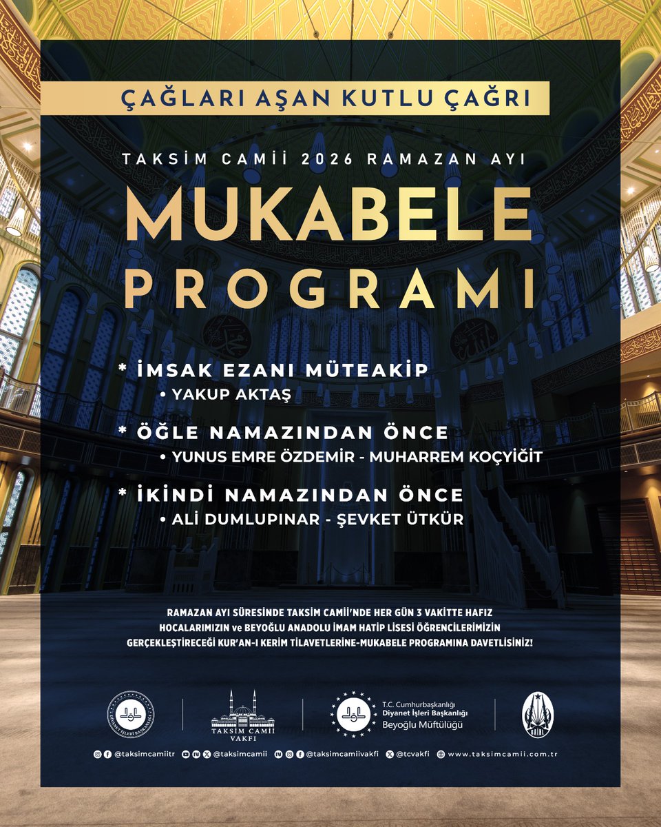 Taksim Camii tweet media