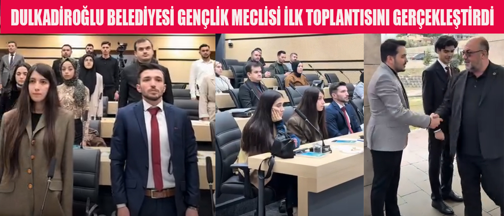 DULKADİROĞLU’NDA GENÇLİK MECLİSİ RESMEN FAALİYETE BAŞLADI 
Dulkadiroğlu Belediyesi bünyesinde kurulan Gençlik Meclisi, ilk toplantısını Belediye Başkanı Mehmet Akpınar’ın katılımıyla gerçekleştirdi. memleket46.com/dulkadiroglu-n…