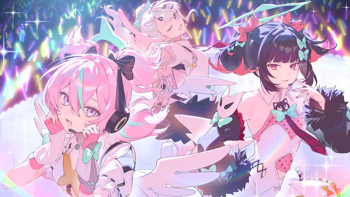 ゼンレスゾーンゼロより、妄想エンジェルの3人を描かせていただきまし