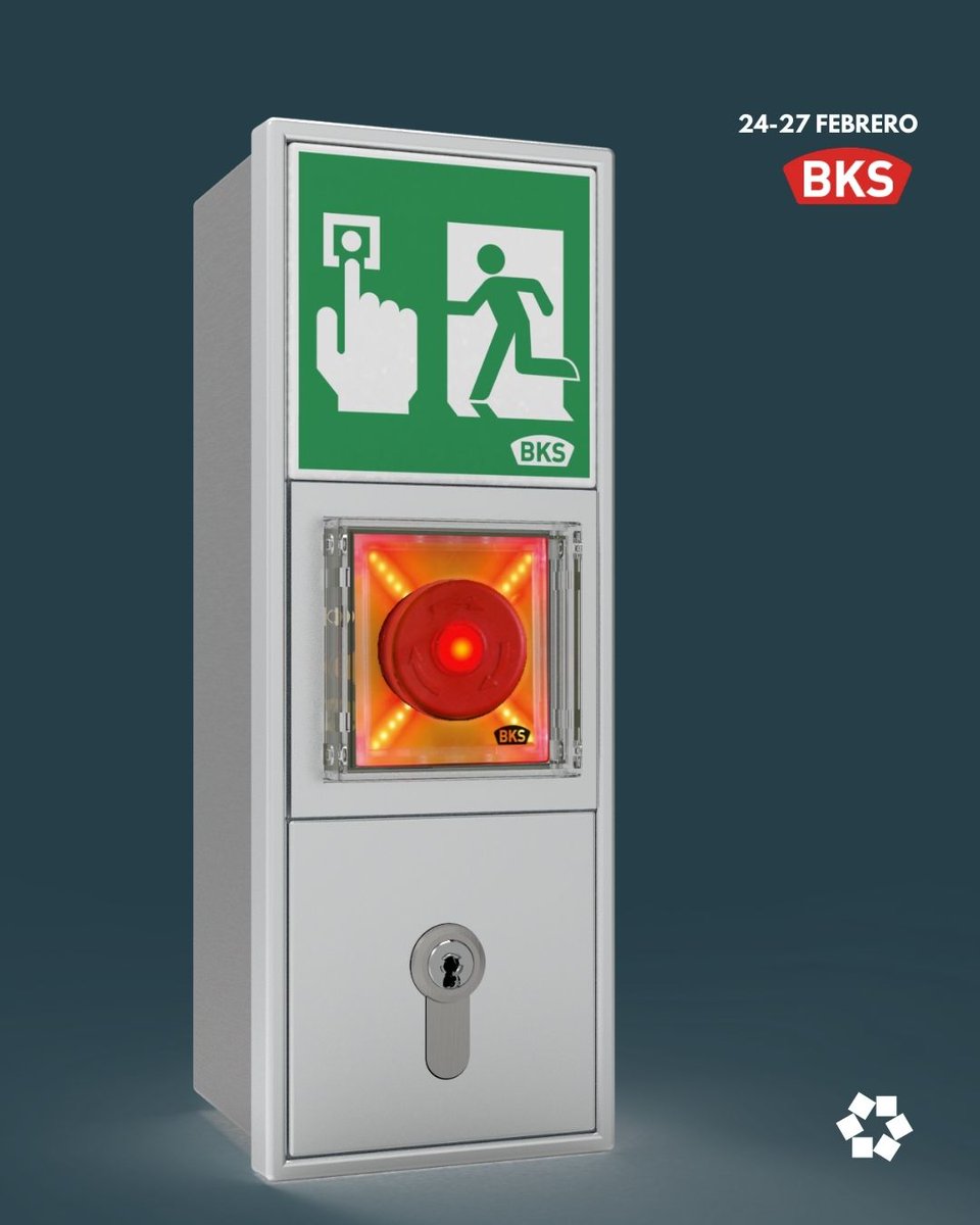 procomsaoficial's tweet image. 🏥🚨 #FTNT10 de @bks_gmbh | Referente en control eléctrico de salidas de emergencia.

En @SICUR_  Madrid, en #PROCOMSA presentamos el reconocido FTNT 10 de #BKS.

📍 Visítanos en SICUR:
 🏢 Pabellón 10 | Stand D05 - @IFEMA 

#SICUR2026 #BKS #EN13637 #SalidasDeEmergencia