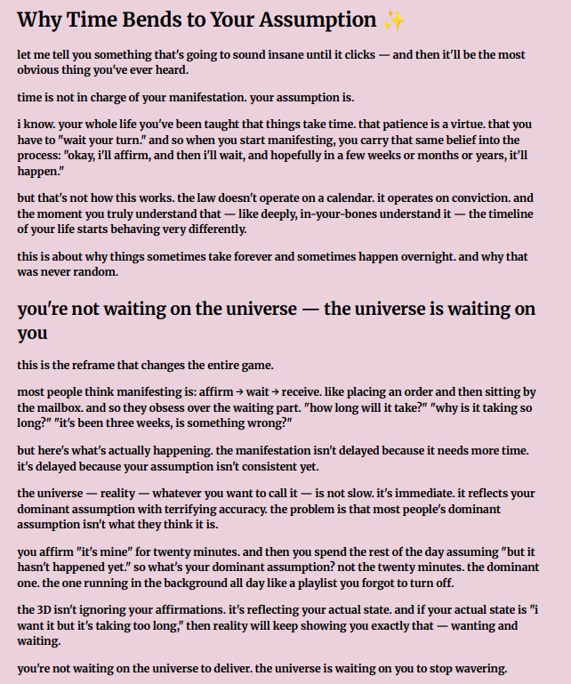 ByAveline_'s tweet photo. 🌱 the reason some people manifest in days and others take months? it's not "the universe" playing favorites. it's inner consistency. this explains everything.

the fastest way to speed up your manifestation? stop rushing it. i know that sounds backwards. read this ⬇️ https://t.co/yQqCc8VrKK