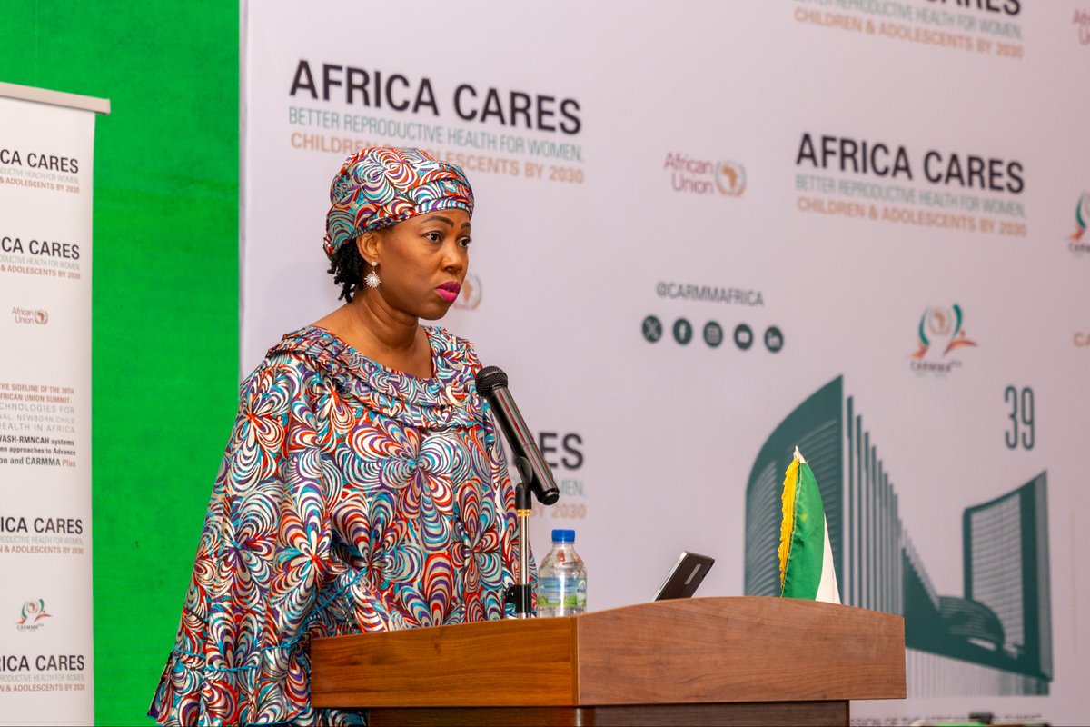 AU_HHS's tweet photo. The @_AfricanUnion theme for 2026 calls on us to ensure sustainable water availability and safe sanitation systems. We are cognizant that health outcomes, are inseparable from access to clean water, adequate sanitation &amp; hygiene.

#39AUSummit 
#CARMMAPlus 
#AfricaCares https://t.co/9Ff4N0M39I