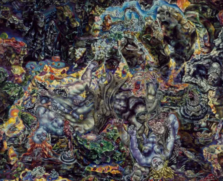 m_t30040's tweet image. When obsession with surface becomes confrontation with mortality.

Ivan #Albright (Feb 20, 1897 - Nov 18, 1983) rejected idealization, believing that truth lives in corrosion, not polish.

#OnThisDay 
#History 
#Art