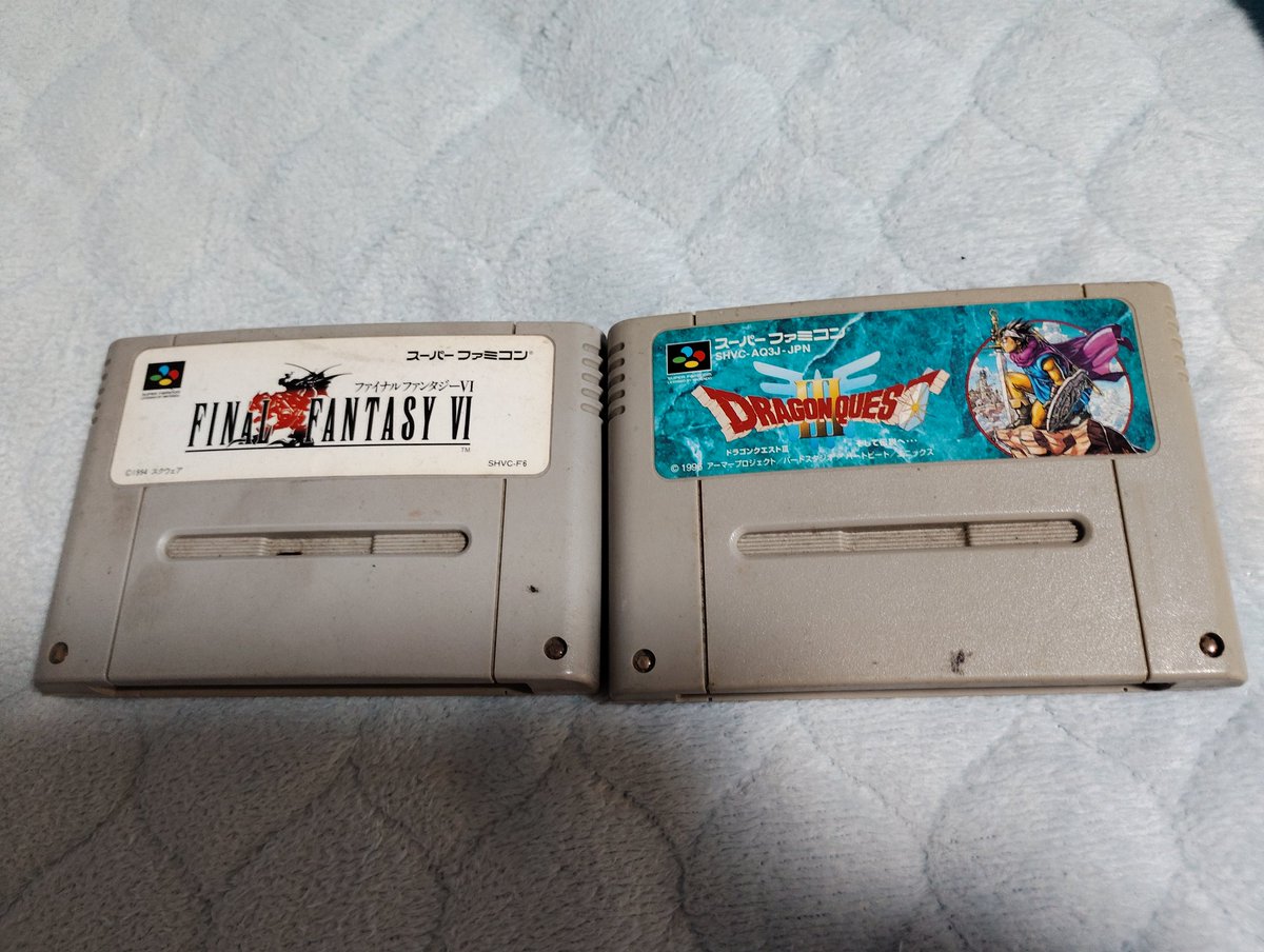 ヤフオク落札商品紹介その4👍 スーファミソフト 2点セットを 500円落札