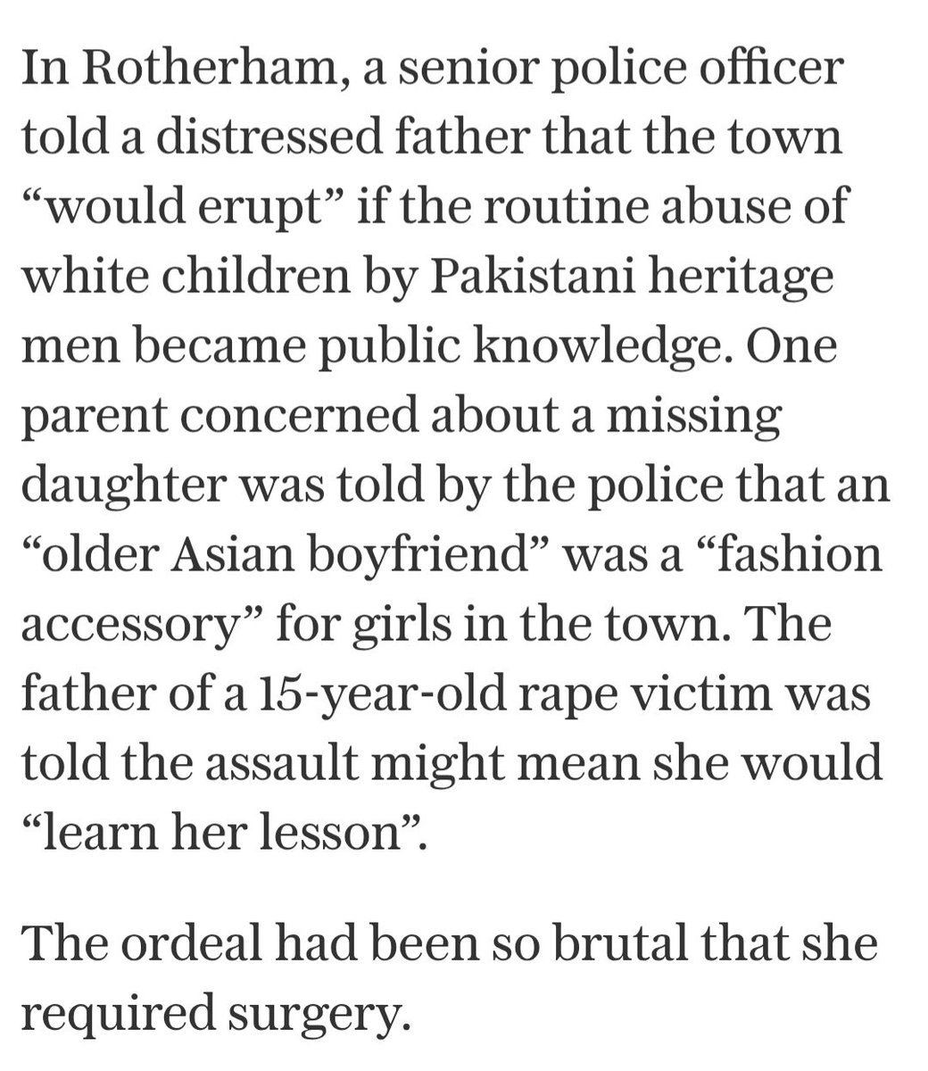 SAshworthHayes's tweet image. After a victim needed surgery, an officer told her father she might "learn her lesson"