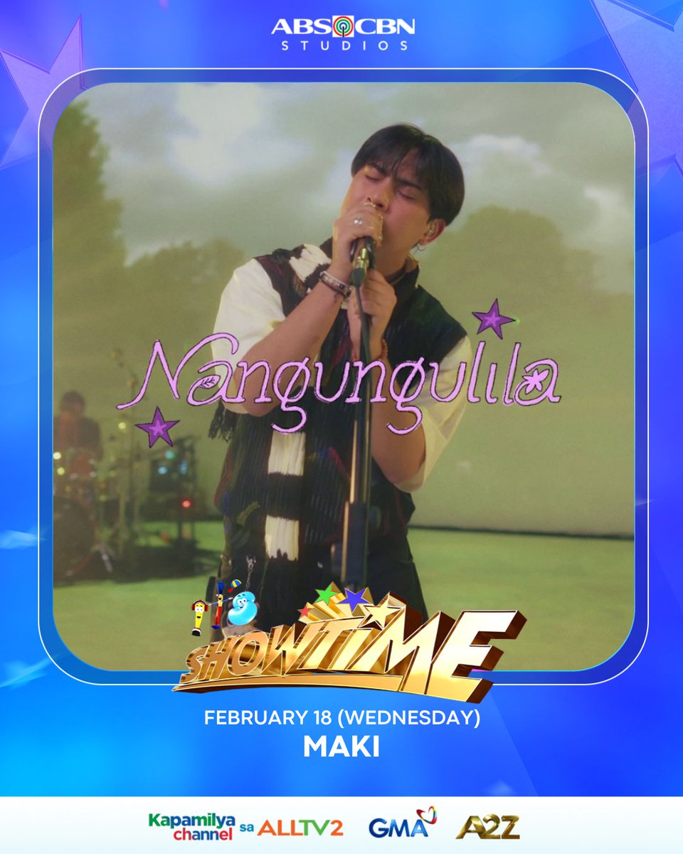 This is your sign to tune in 🎶
LIVE na LIVE nating makakasama si Maki sa #ItsShowtime