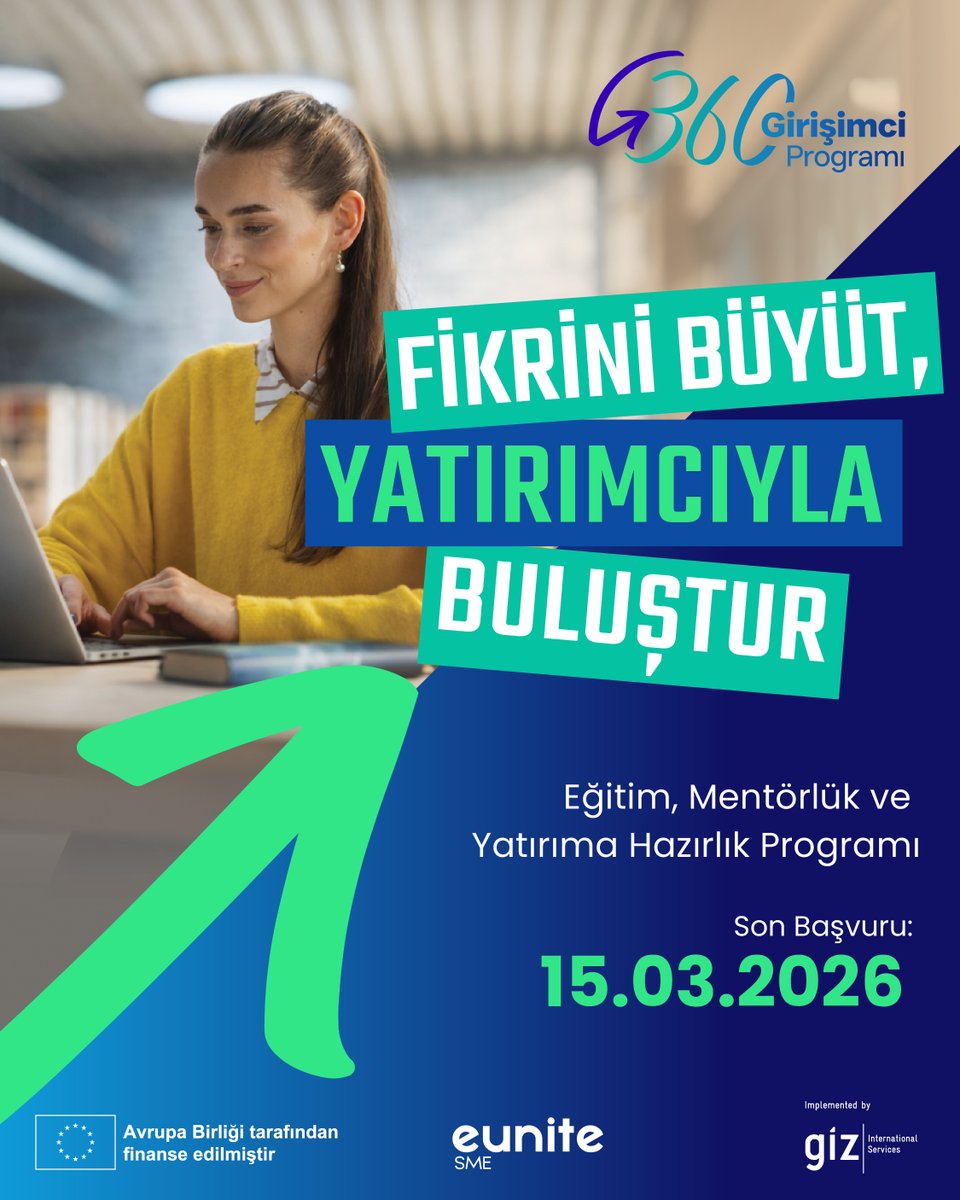 euniteCyprus's tweet photo. 🇪🇺 Girişimciler için yepyeni bir fırsat: G360 Girişimci Programı başlıyor!

👉 Detaylar ve başvuru için : https://t.co/B9zOB0B5RE
#StartupLife #girişimci https://t.co/5gv3HJ5eQr