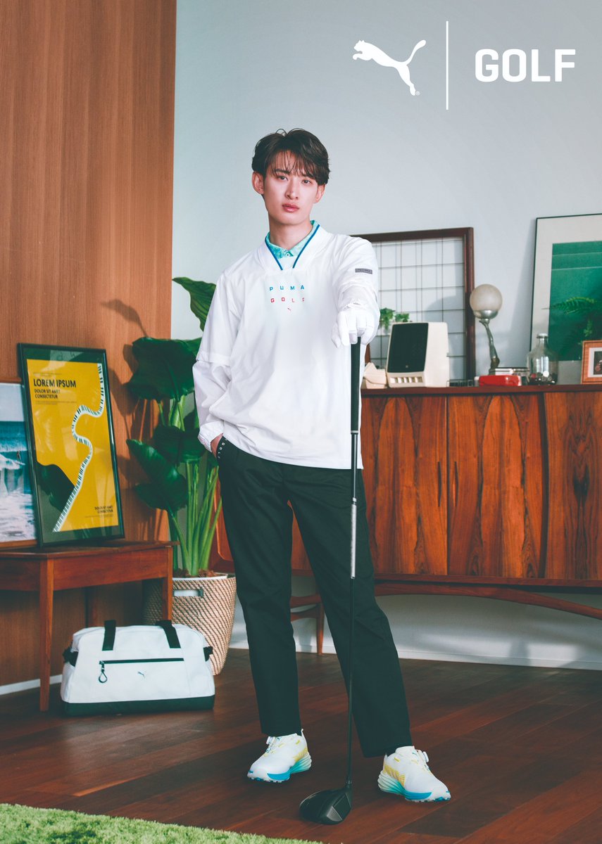 向井康二　PUMAゴルフ ノベルティ　ネームプレート PUMA GOLF×向井康二 キャンペーン 3月6日(金)からスタート！ □内容
