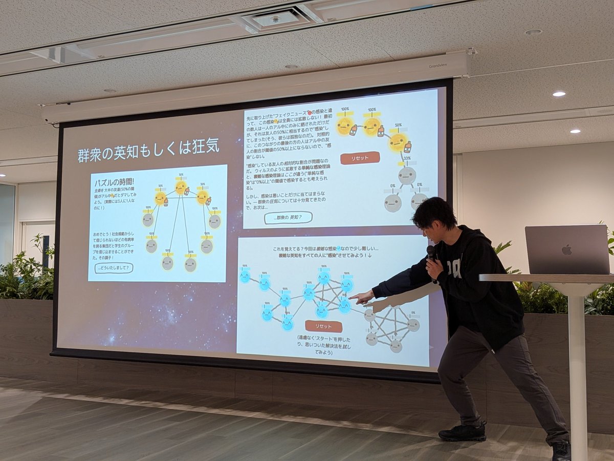 群衆の英知もしくは狂気
面白そう

 #EMゆるミートアップ