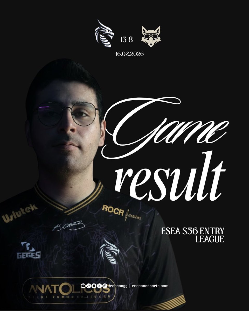 💪 Tempoyu Biz Belirledik.

🎯 #CS2 ESEA S56 Entry League’de FOX-TWO karşısında 13-8’lik galibiyetle ayrılıyoruz.

#PurpleLegacy