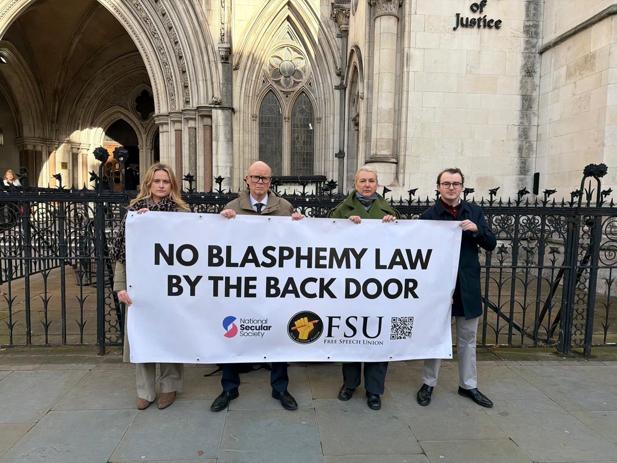 Outside the Royal Courts of Justice for Hamit Coskun's hearing today.