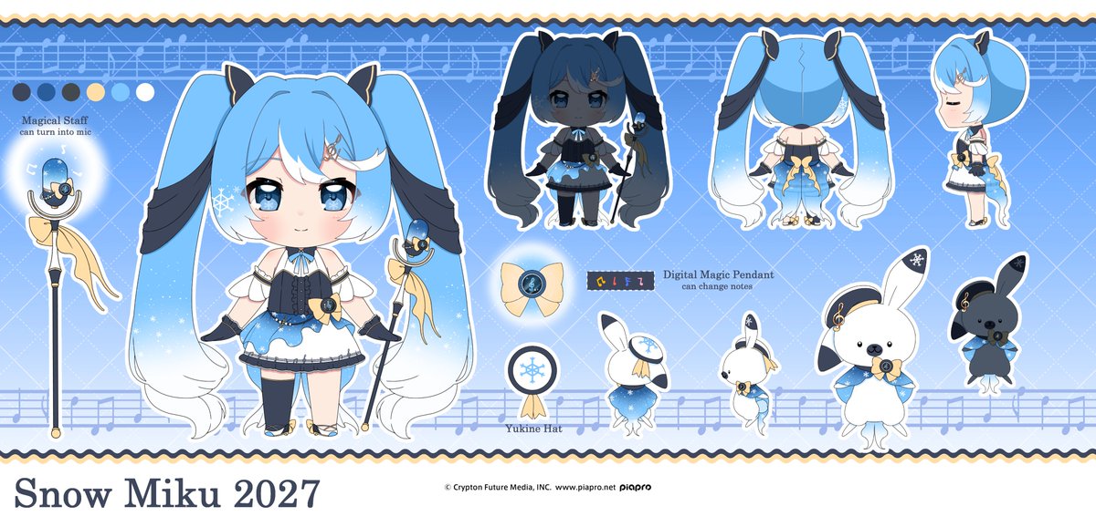 初音ミク2027への私のエントリー!!
魔法少女＆蛾をモチーフに

#SNOWMIKU2027 #2027年雪ミク衣装