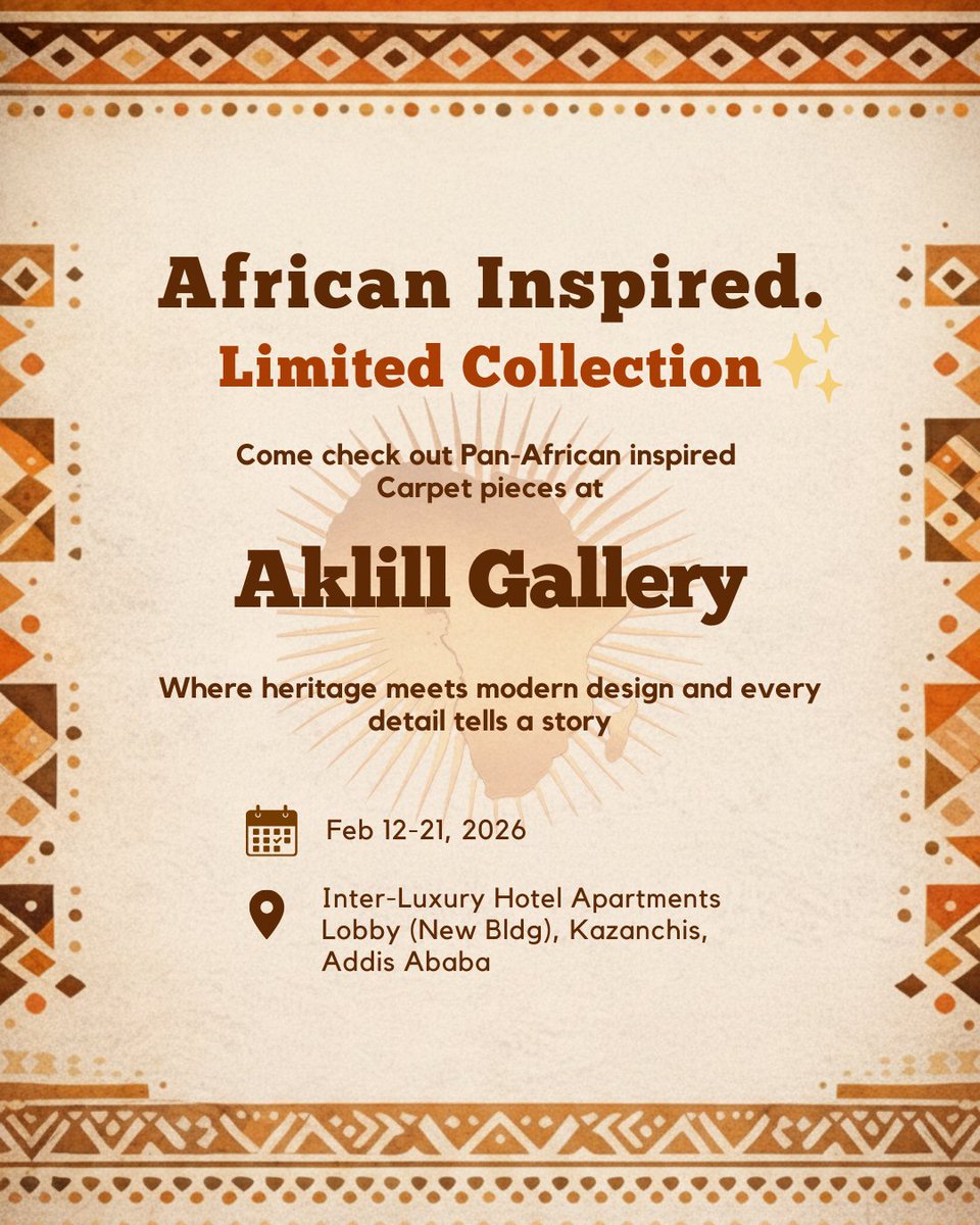 Highlighting our Pan-African Limited Carpet Collection
Harambee — “All pull together” (Swahili)
A piece inspired by collective strength, shared history, and cultural affirmation — where solidarity meets design.
Visit us and secure your limited piece before Feb 21.
#aklillcarpets