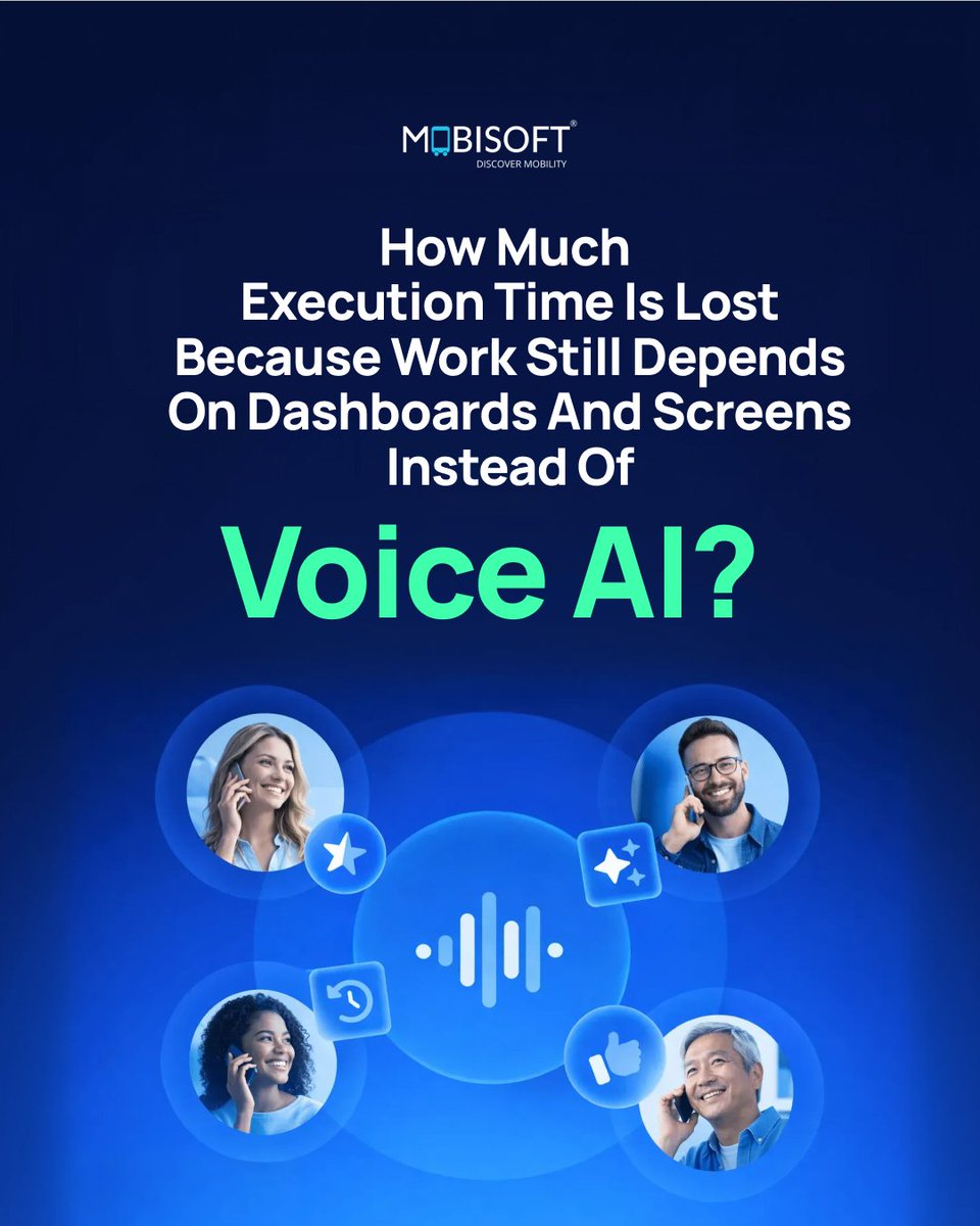 MobisoftInfo's tweet image. 𝐖𝐡𝐚𝐭 𝐢𝐟 𝐬𝐩𝐨𝐤𝐞𝐧 𝐢𝐧𝐬𝐭𝐫𝐮𝐜𝐭𝐢𝐨𝐧𝐬 𝐜𝐨𝐮𝐥𝐝 𝐫𝐞𝐩𝐥𝐚𝐜𝐞 𝐬𝐜𝐫𝐞𝐞𝐧𝐬 𝐚𝐧𝐝 𝐟𝐨𝐫𝐦𝐬?
 
Voice AI acts as a high-speed execution layer, handling tasks, approvals, and reporting with precision: zurl.co/sRIC4 

#VoiceAI #ConversationalAI
