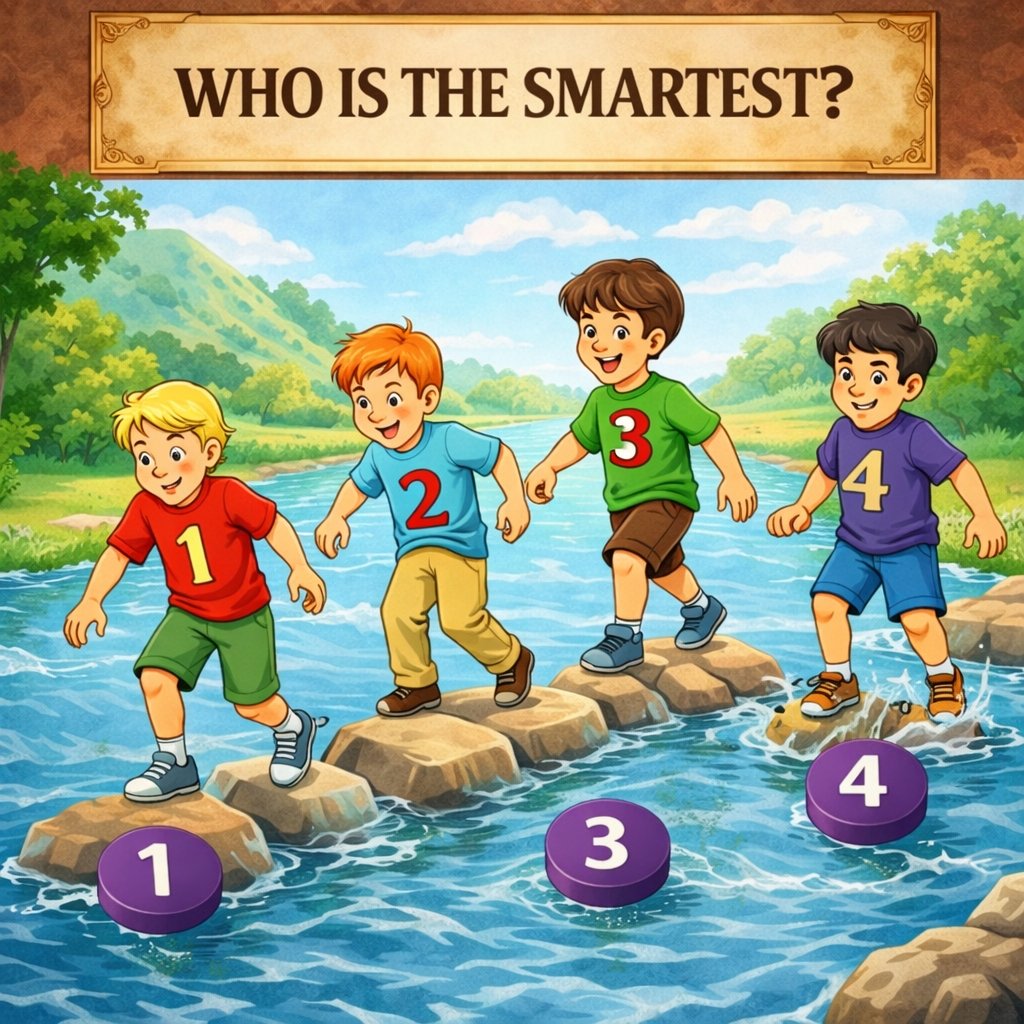 Only one kid is truly SMART here 🧐
Can you spot who?

#puzzle