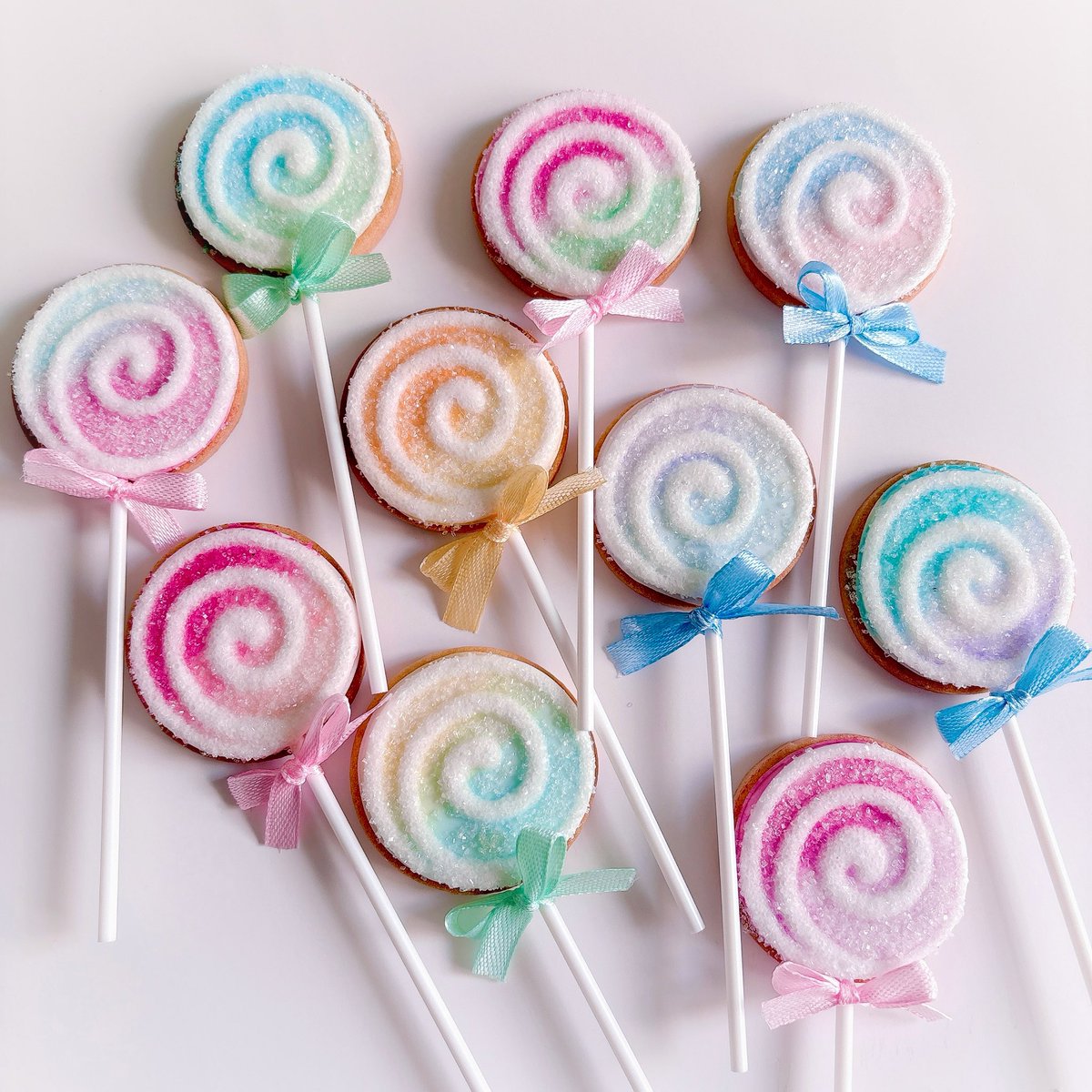 FrancescaSweets's tweet image. カラフルでキラキラなクッキー🍭♡