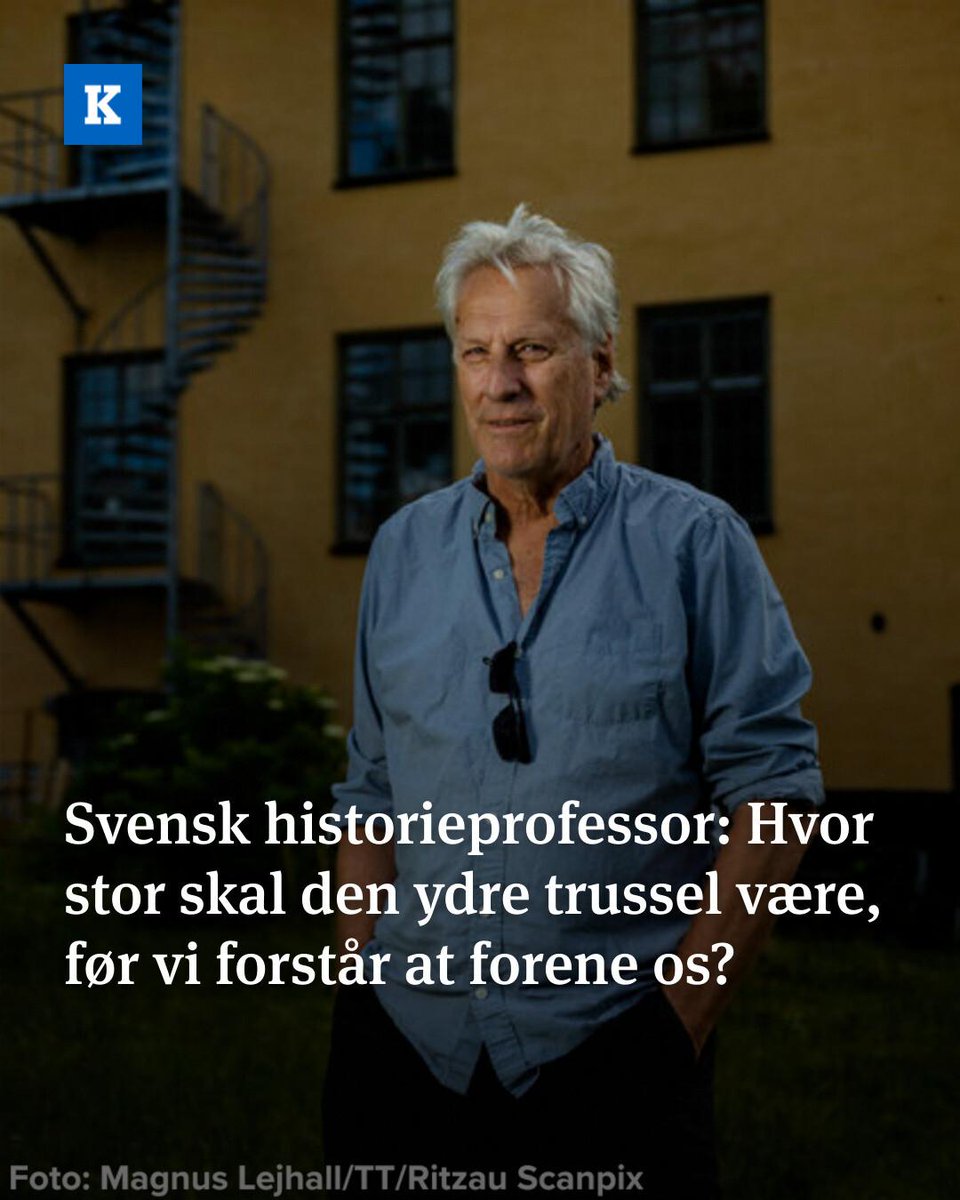 ”Danmark har lægemiddelindustrien, ja, men i Sverige, der kan vi rent faktisk lave våben!”

Har interviewet den svenske historieprofessor, kanon-formand og myreflittige forfatter Lars Trägårdh om Jon Dahl Tomasson, 1864 og udsigterne for en nordisk union:

kristeligt-dagblad.dk/udland/svensk-…