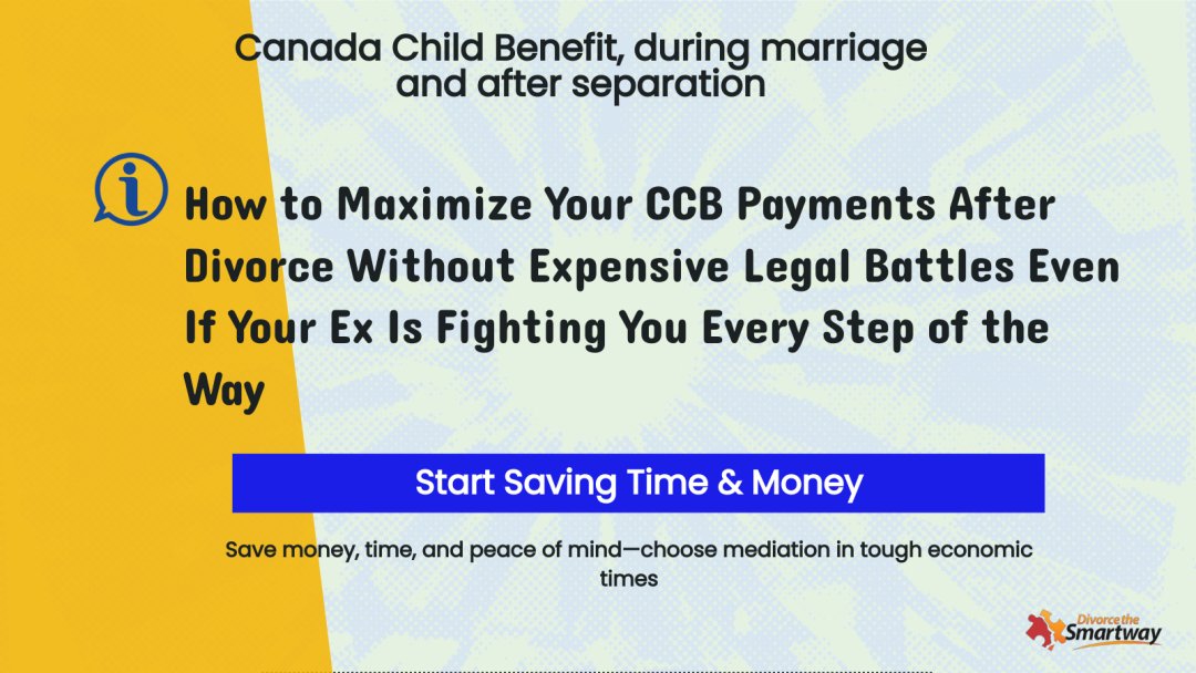smartwaydivorce's tweet photo. Canada Child Benefit, during marriage and after separation

Divorced parents: Understanding how #CCB payments change after separation is crucial. You may qualify for up to $6,765 yearly per child under 6. Learn who's 'primarily responsible' and how shared custody affects benefits. https://t.co/Uo1MXBXGqK