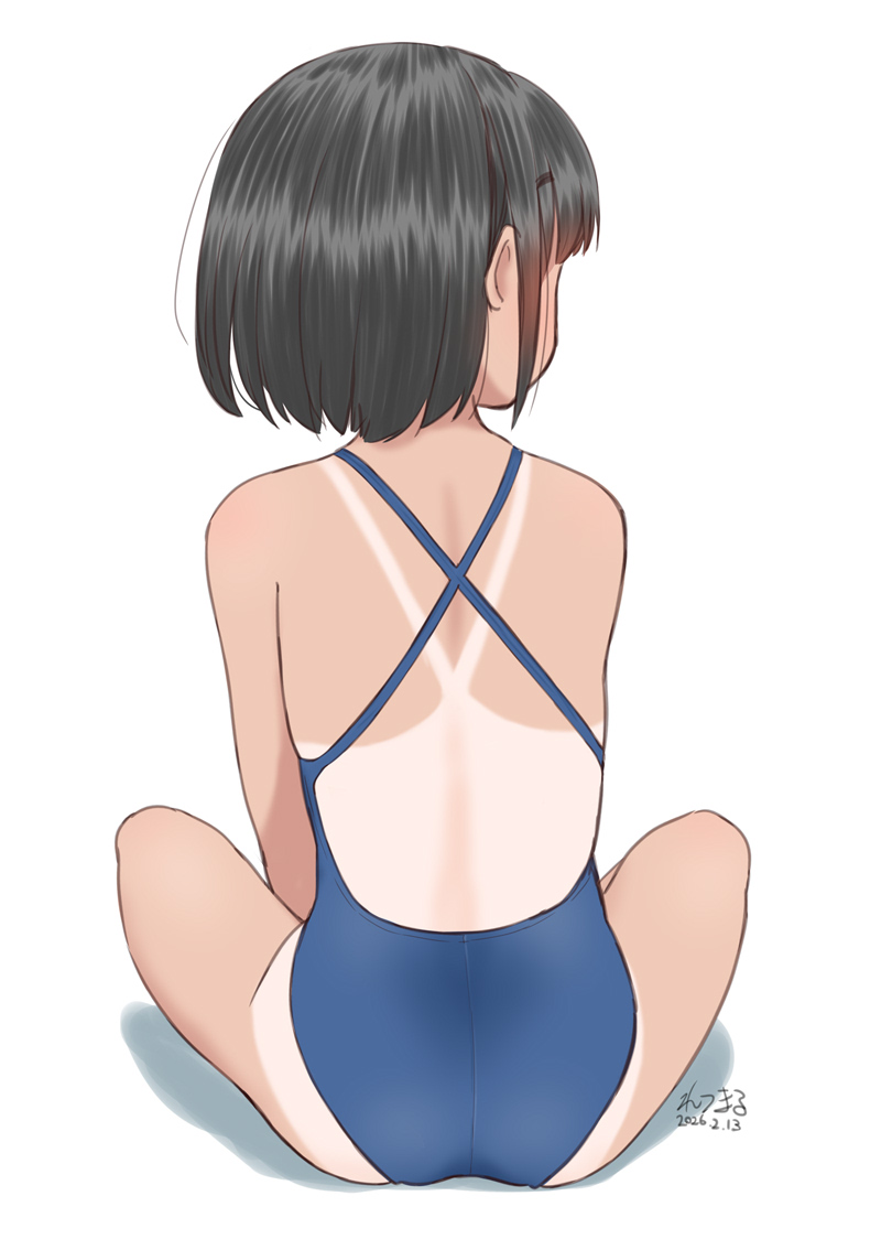 日焼け・スク水・貧乳(ロリではない) 
#刺さる人に届け一次創作祭り 