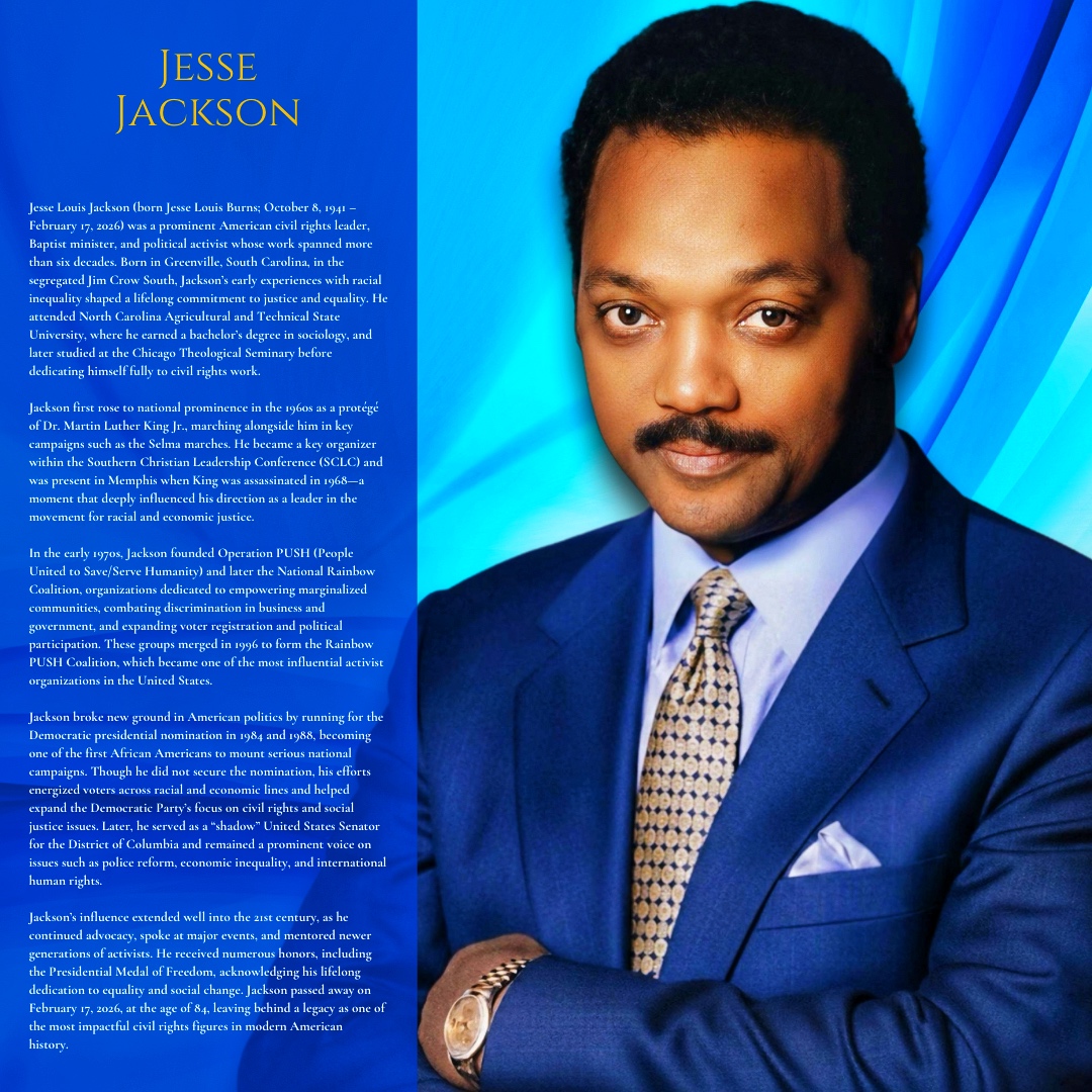 Rest in Power, Jesse Jackson.  
wikiwand.com/en/Jesse_Jacks…