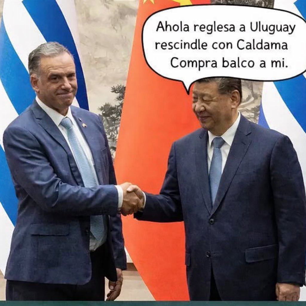 No tengo pruebas, tampoco dudas.
Las lanchas serán Chinas.