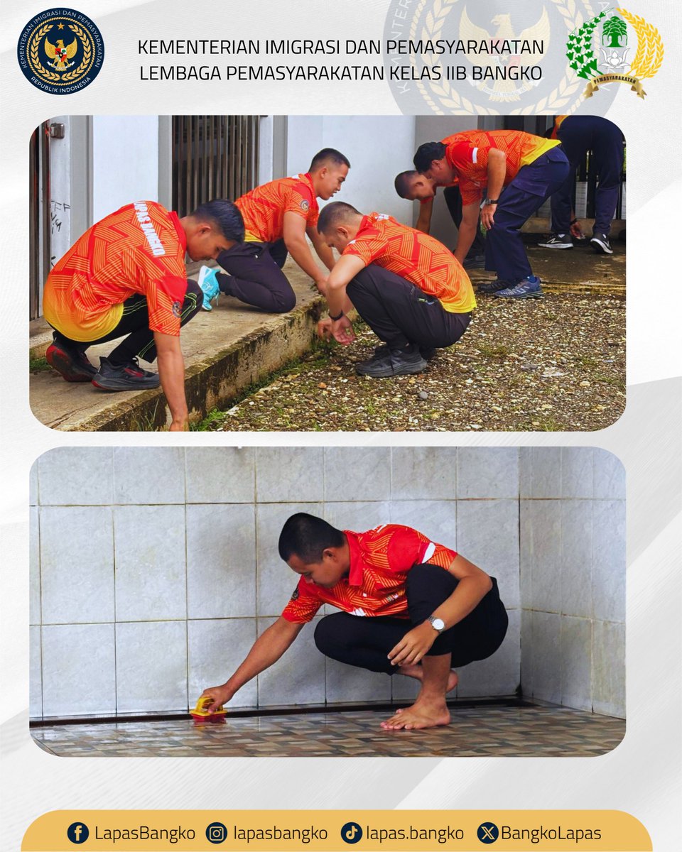 lapasbangko_'s tweet photo. Lapas Bangko Laksanakan Kegiatan Kerja Bakti dalam Rangka Menyambut Bulan Suci Ramadan https://t.co/EJjc2lKjJN