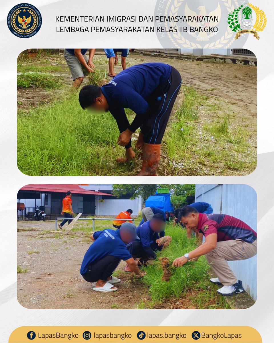 lapasbangko_'s tweet photo. Lapas Bangko Laksanakan Kegiatan Kerja Bakti dalam Rangka Menyambut Bulan Suci Ramadan https://t.co/EJjc2lKjJN
