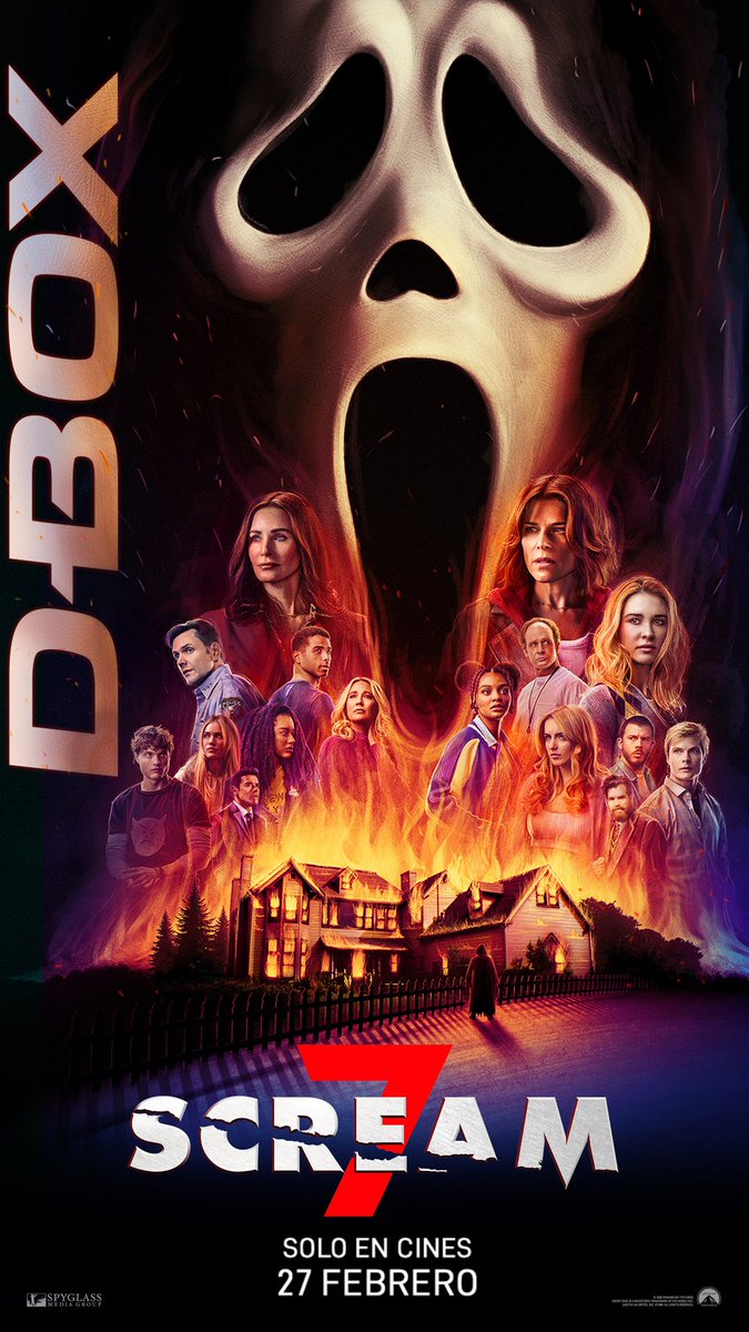 paramount_spain's tweet photo. Esta vez no solo escucharás los gritos. Los sentirás como si estuvieran justo detrás de ti 🔪 #Scream7 ¡Solo en cines 27 febrero! https://t.co/IHKBSn1nem