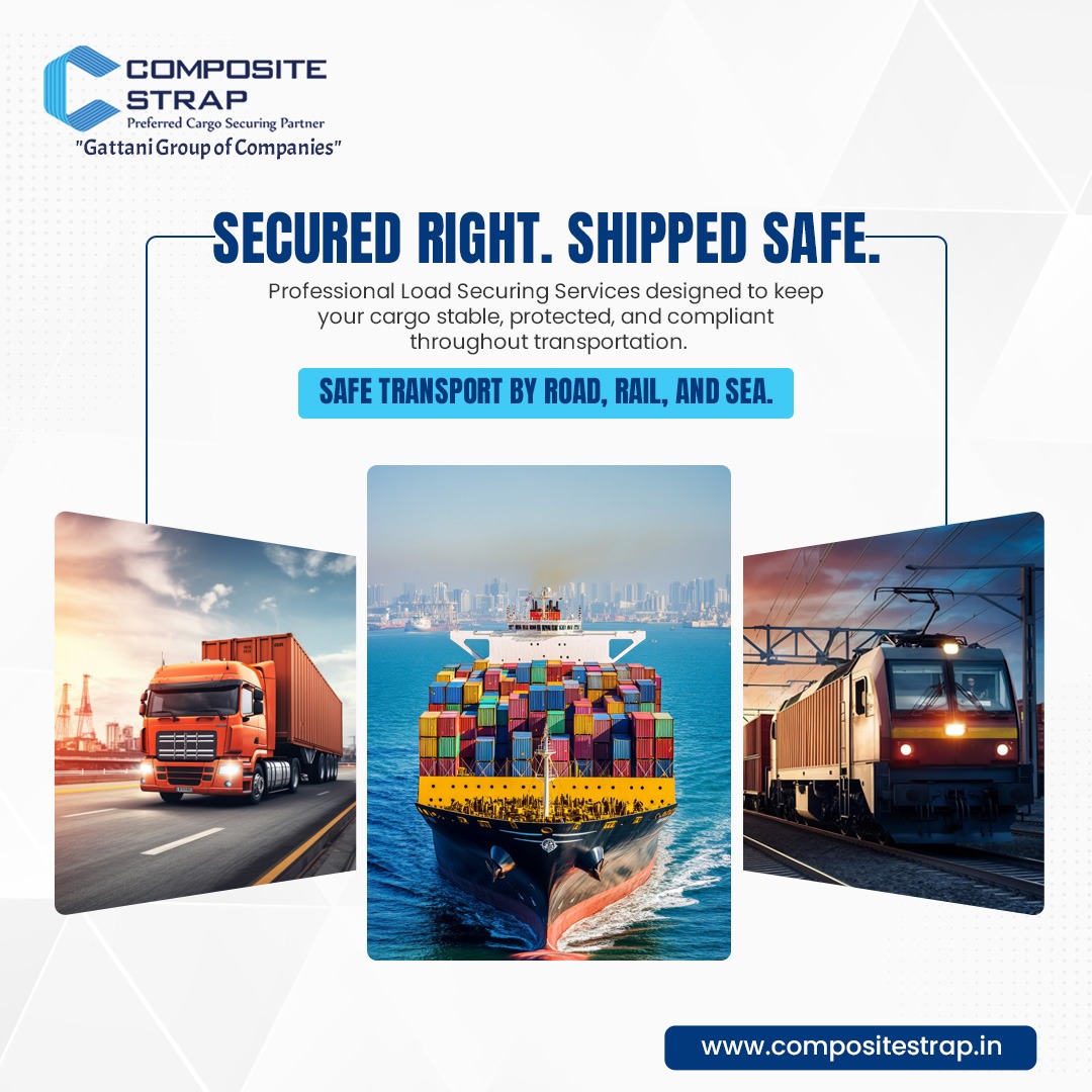 CompositeStrap's tweet image. Reliable load securing is essential for safe and damage-free transportation. Our professional load securing services ensure cargo remains stable and protected across road, rail, and sea for smooth delivery.

compositestrap.in

#CompositeStrapIndia #LoadSecuring #Cargo