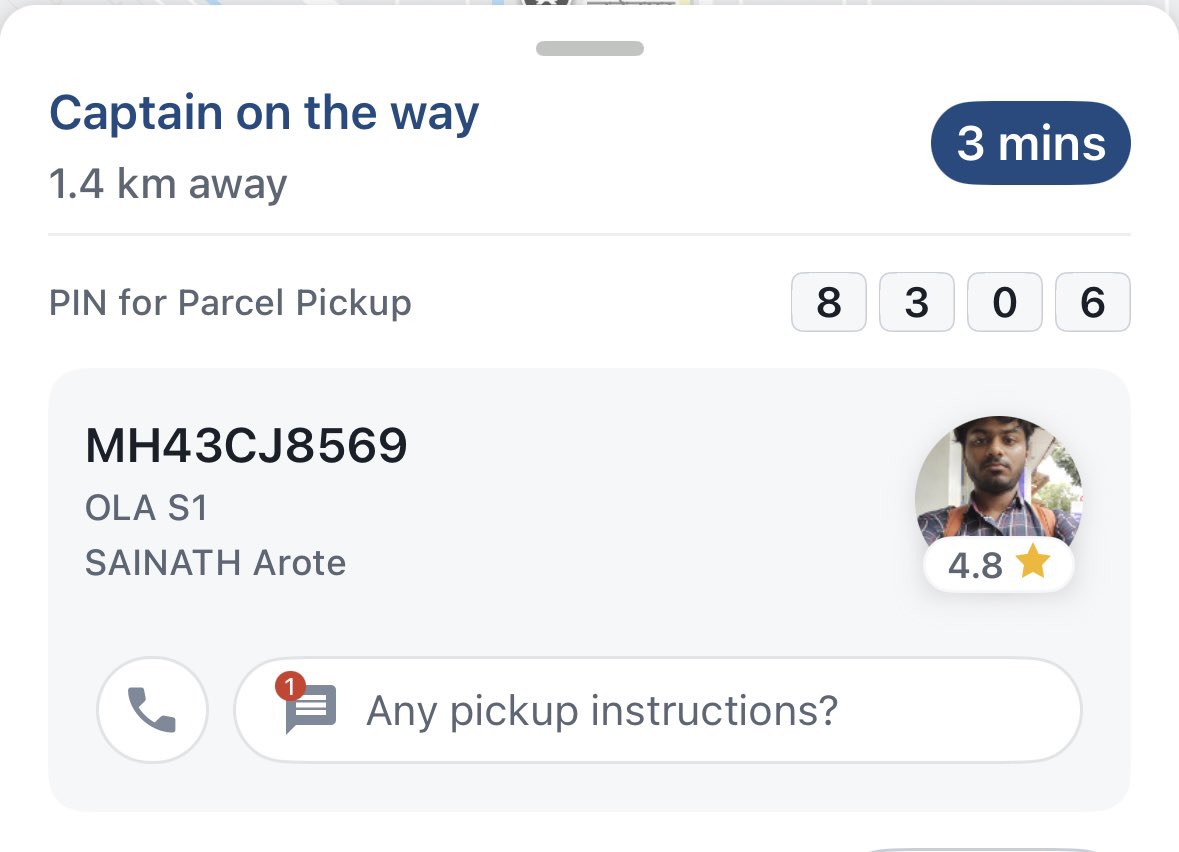 _mayur_gandhi's tweet photo. @rapidobikeapp @sankaaravind 
Ride ID #RD17 7129 7378 8787 391
It is so pathetic customer service and nobody takes accountability of the goods while we are sending goods via rapido 
This guy just flew away with the goods and nobody is there to look after or take accountability https://t.co/1F4eXnw0hF