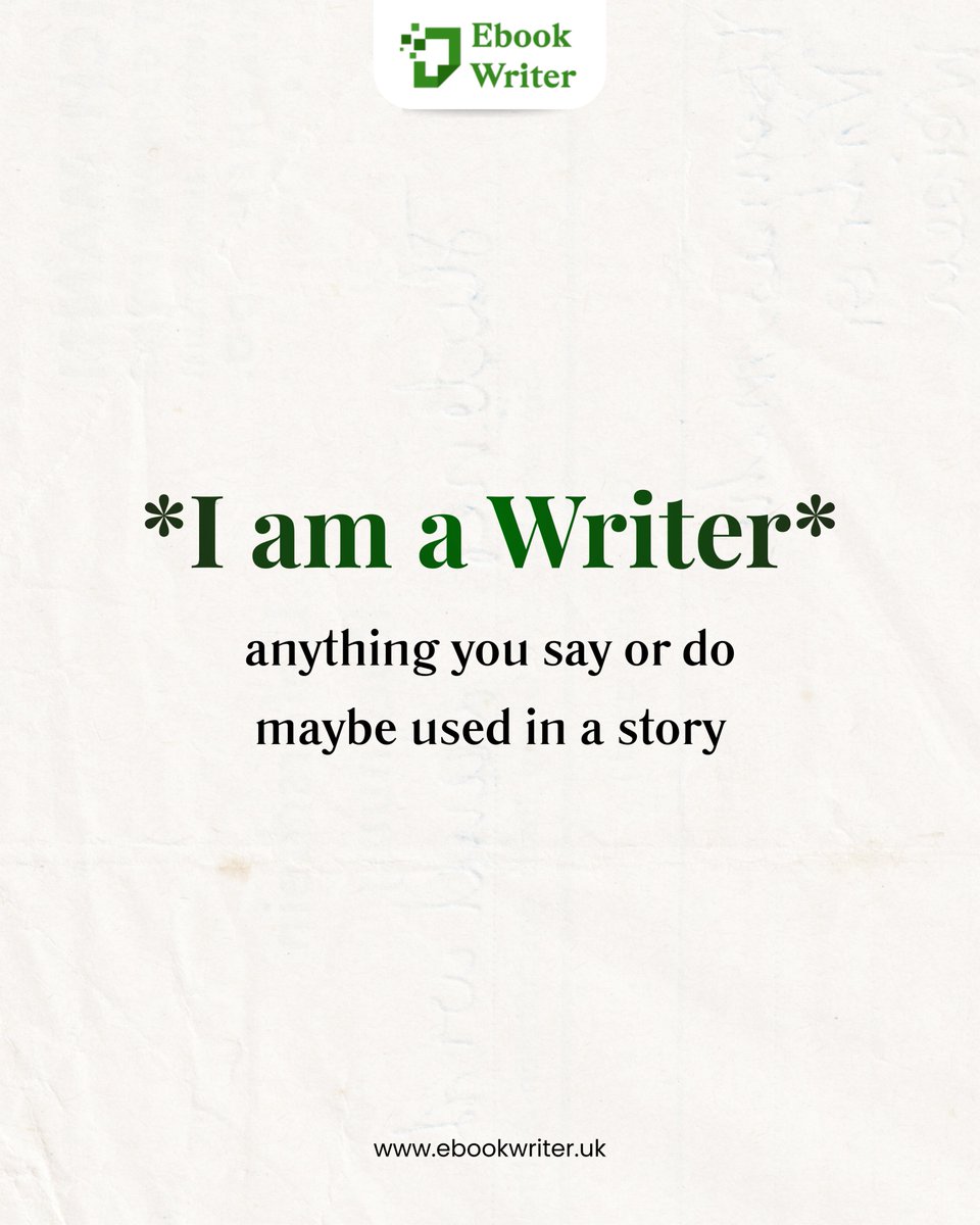 EbookWriteruk's tweet photo. Writers notice everything.
The way people speak. The pauses. The emotions. The
stories hidden in silence.
.
.
.

[ebook writing, self publishing, ghostwriting services,
author support, book writing]

#writerslife #writers #author #writerscommunity #uk https://t.co/cFEFPnyqYk