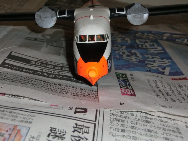 Tetsu_Lanta's tweet photo. アンチアイス(防氷装置)を塗りました。
半日マスキングだったなあ。
#UF2
#albatross https://t.co/T7wcyTXJmT