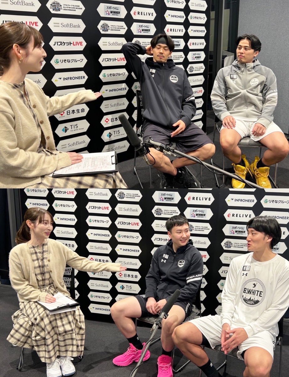 maya_imai_124's tweet photo. 毎年恒例！オールスター裏側撮影🤩🏀
50分越えで見所いっぱいの裏側🤣

ずっと裏側にいるけど、それが私の毎年のオールスターの幸せです🥰

是非見て下さいね❤️

#Bリーグ #Bリーグオールスター
#バスケットLIVE #b_week https://t.co/fhDdidbYb3