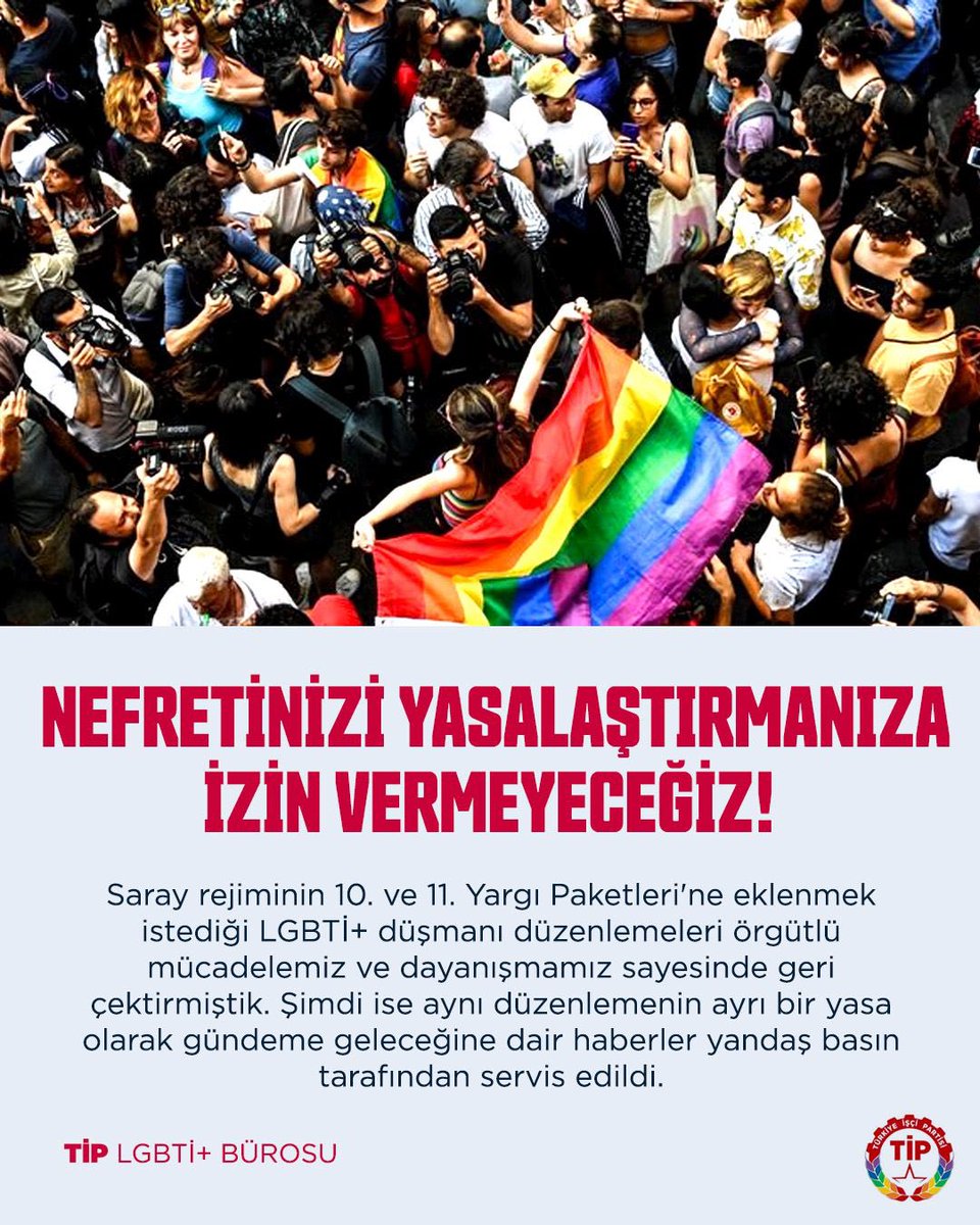 TİP LGBTİ tweet media