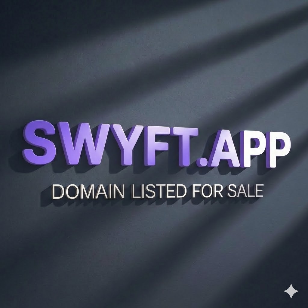 DomainFQ's tweet image. .
Domain Name For Sale

Swyft.app

#Swyft #SwyftApp #AI #ArtificialIntelligence #Tech #FutureTech #Innovation #DigitalTransformation #MachineLearning #SaaS #Technology #DeepTech #SmartTech #Robotics #NextGen #TechTrends #Software #Automation #AIAgents