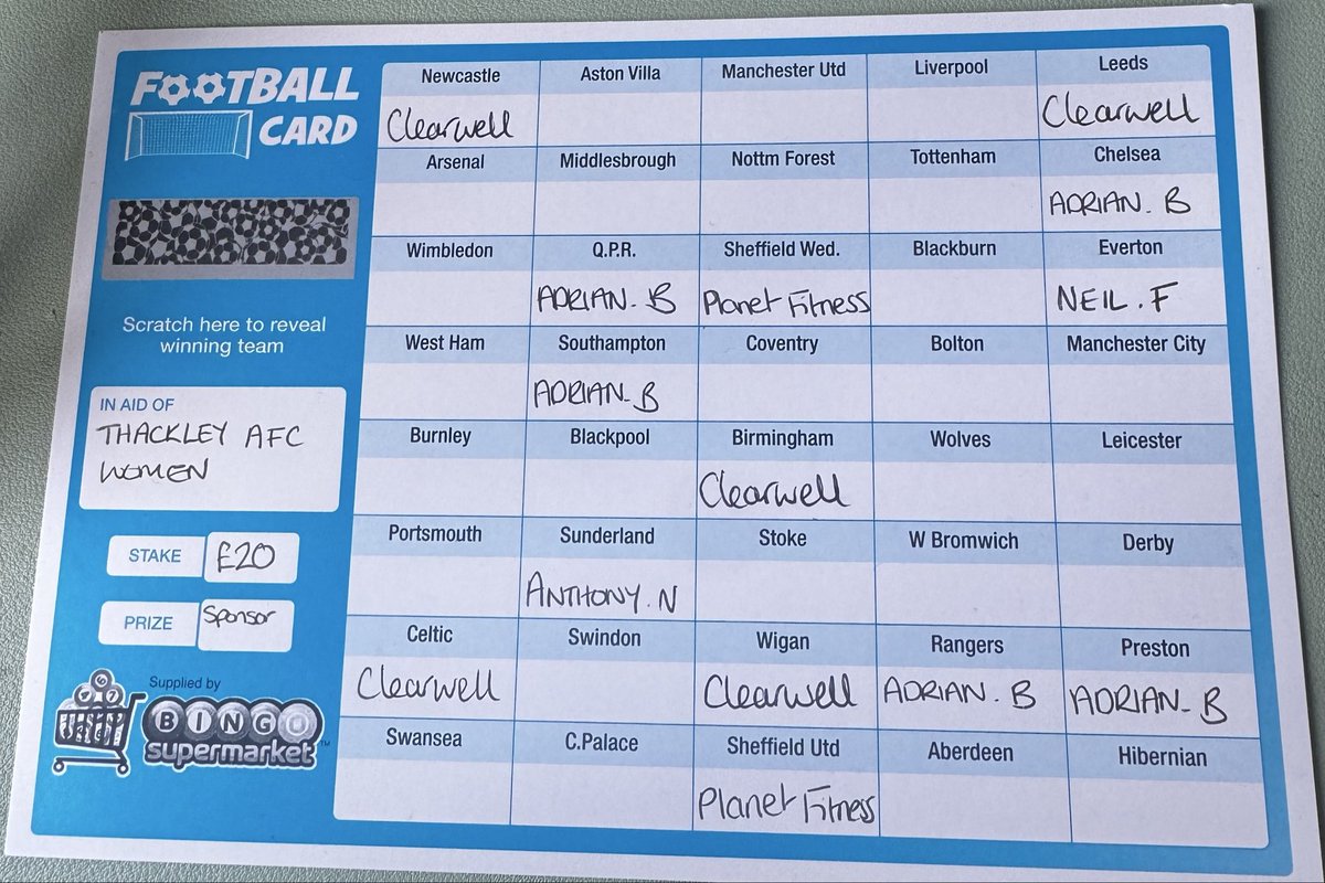 ThackleyWomen's tweet photo. Don’t miss out on this exciting opportunity to be a part of our club! 

DM us / comment to pick your team and for payment details 🙌🏽

Thank you for supporting us and our brilliant group of players and staff! 

#thackleyafc #dennygirls https://t.co/0mX1abDXbc