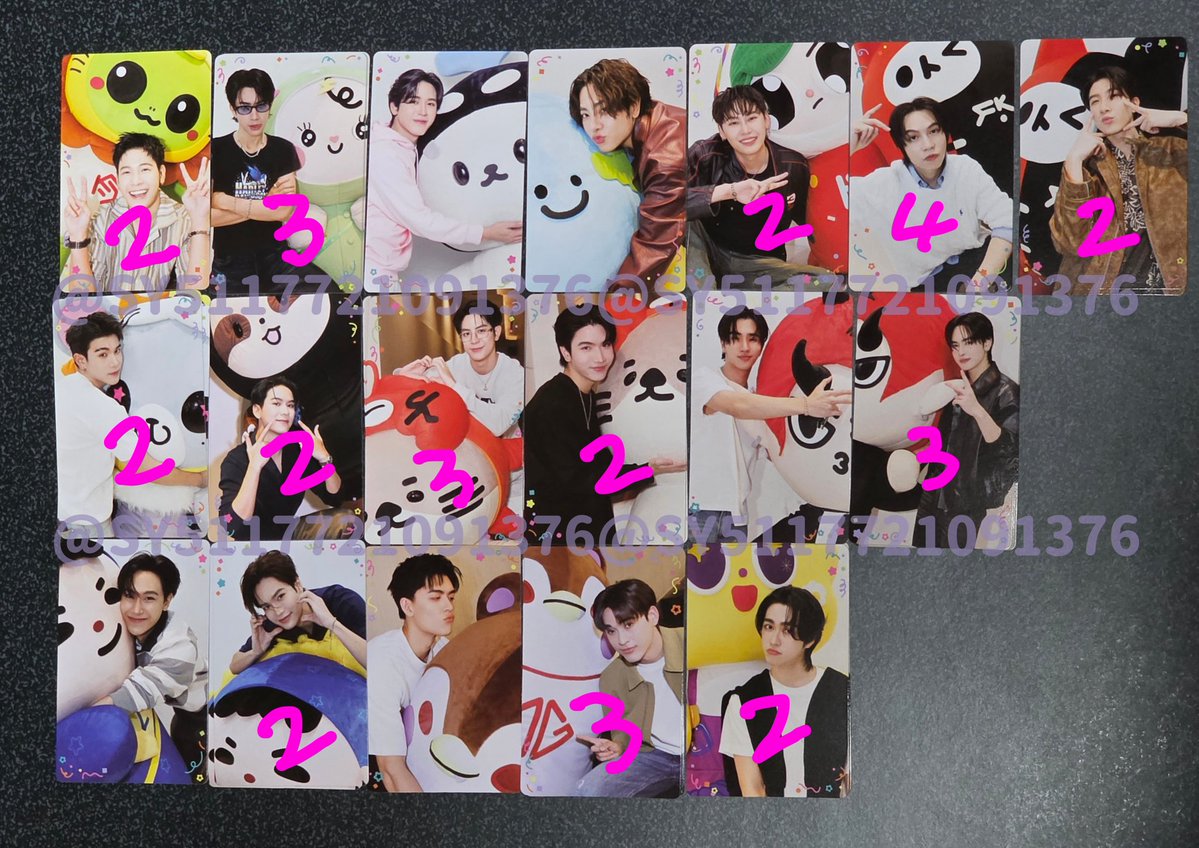 交換]GMMTV ブックフェア トレカ 譲) 画像 求) Tay,Force,Jimmy,Sky