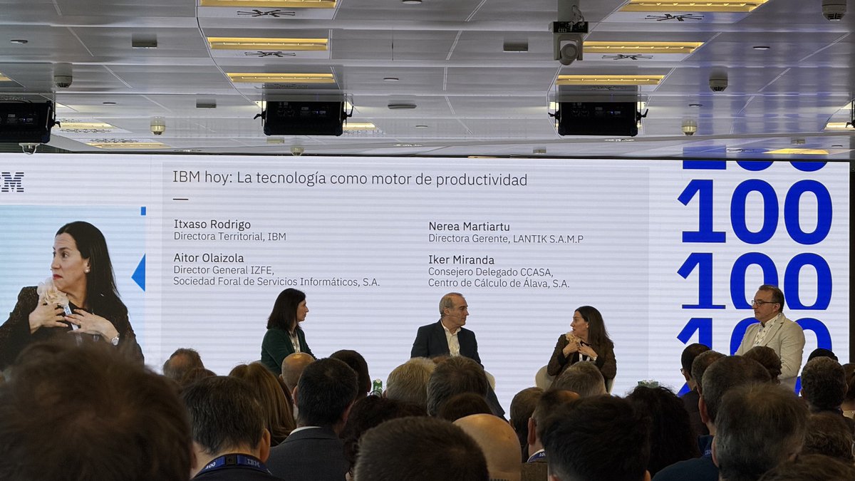 Bertbadi's tweet photo. Technology day en Bilbao. Dia de celebración, 100 años de IBM en España. #Technologyday #IBM #IBM100años https://t.co/F7k4FlUF8J