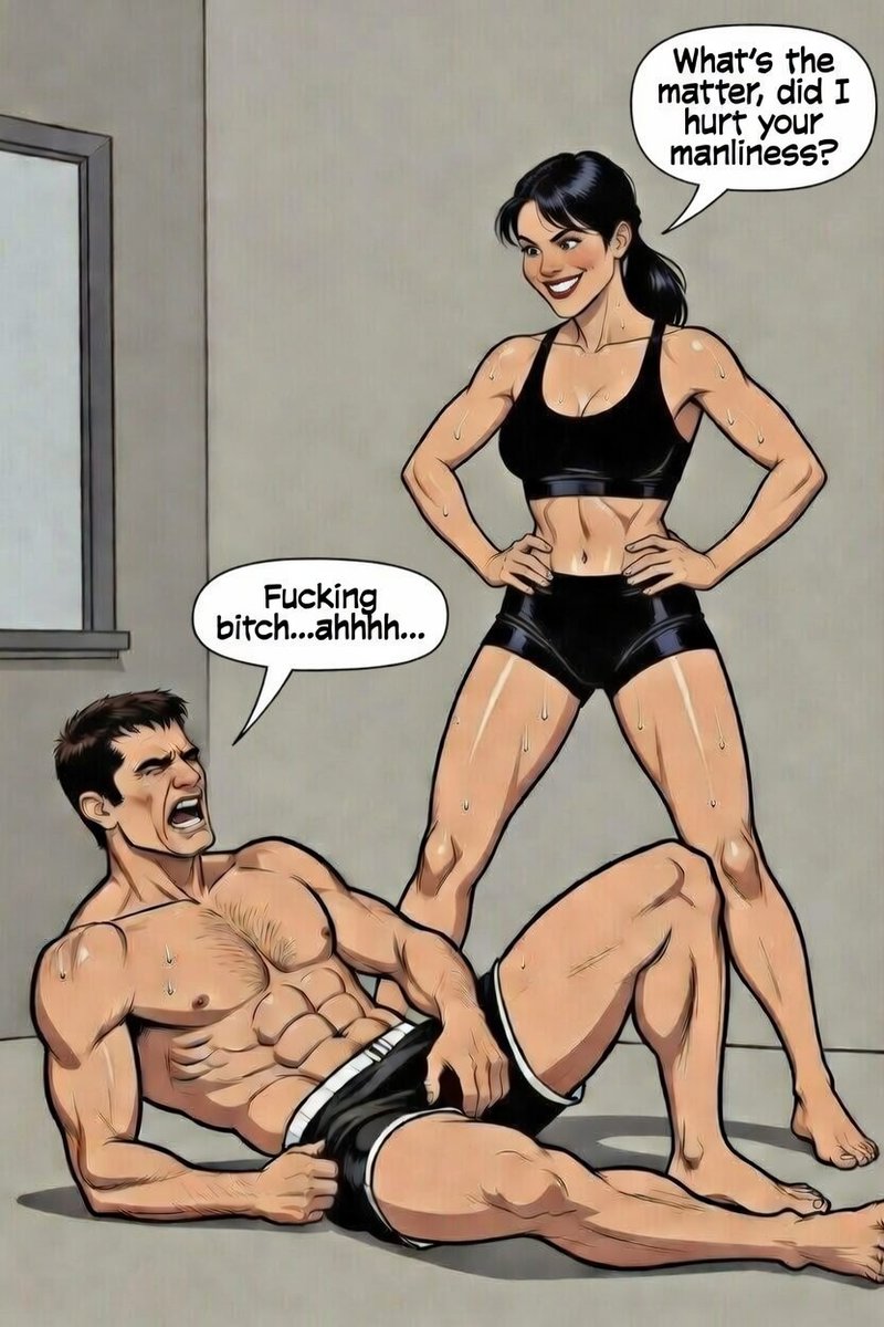 SlFemarts's tweet photo. When men loose
#ballbusting
#kickedinthegroin
#kickedintheballs https://t.co/nDxGdAVRgZ
