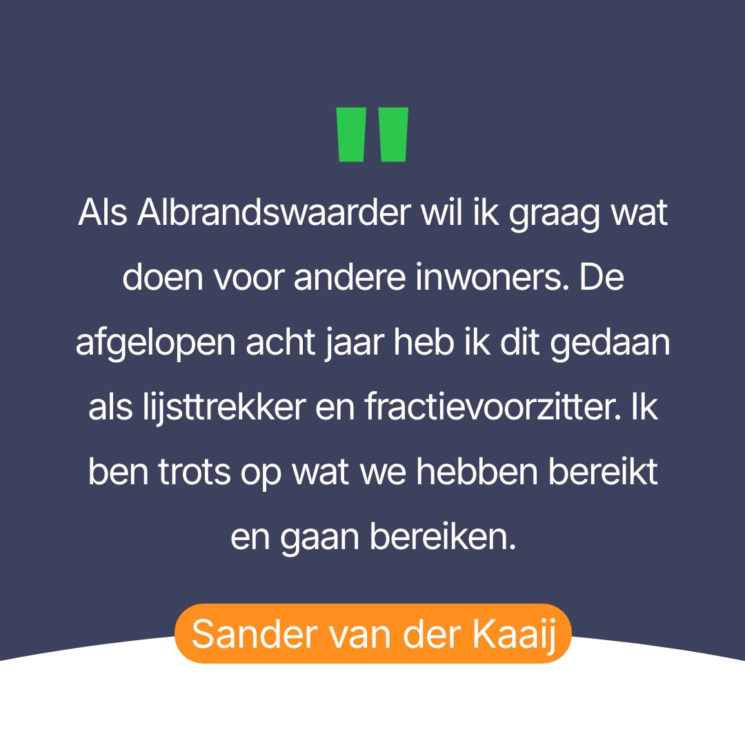 Sander van der Kaaij, Kandidaat #2 voor het CDA Albrandswaard
<a href="/SandervdKaaij/">Sander van der Kaaij</a> 

Kijk voor meer informatie op: cda.nl/zuid-holland/a…