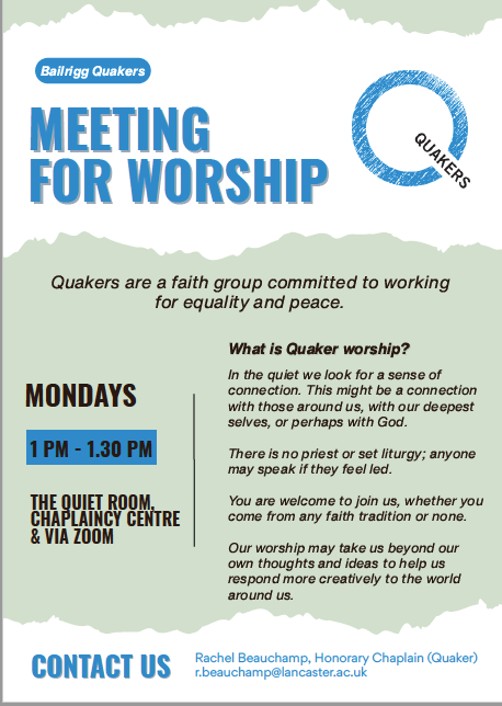 Lancaster University Chaplaincy tweet media