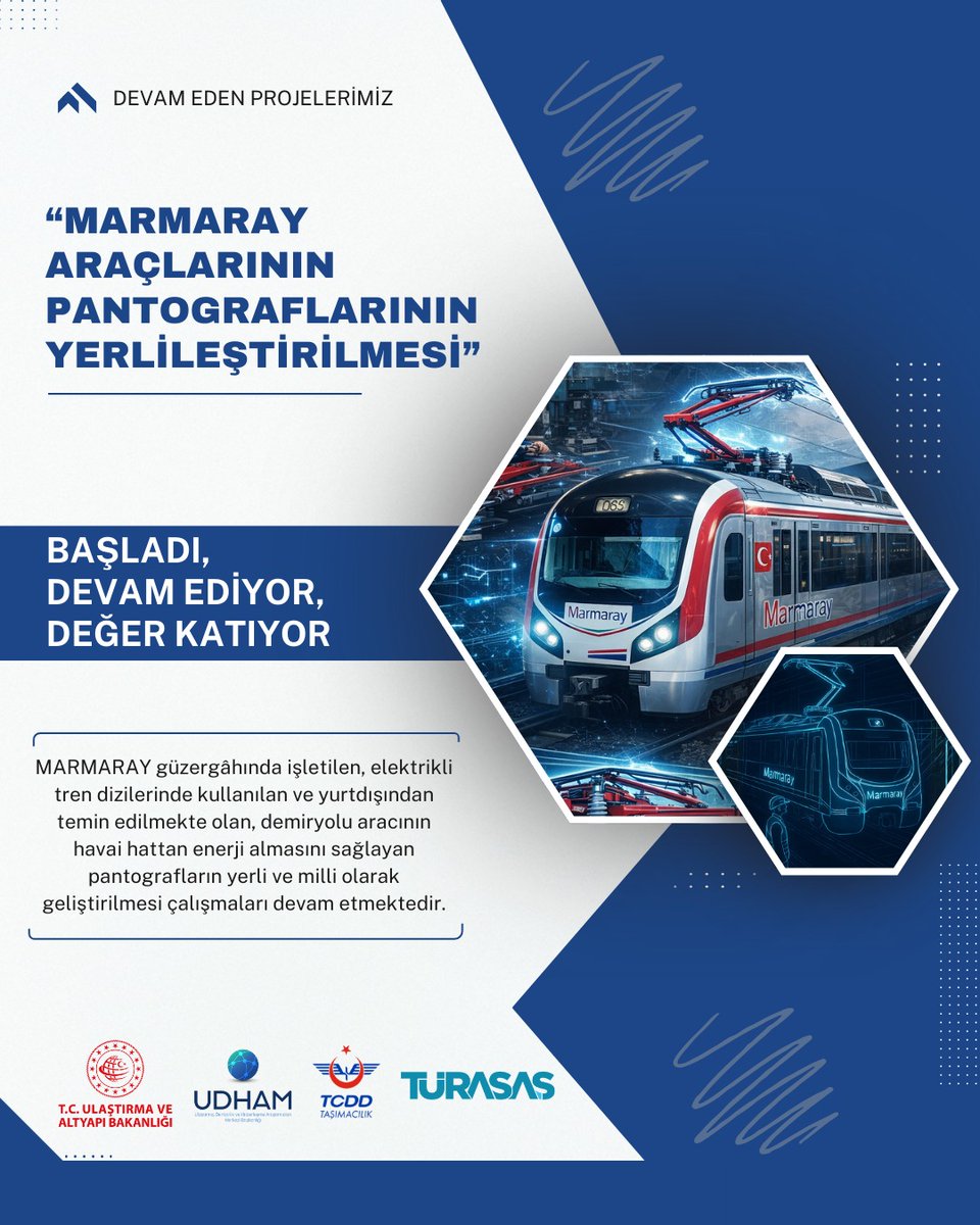 uab_udham's tweet image. Yenilikçi ulaşım ve haberleşme çözümlerine güç katmayı sürdürüyoruz.

#TürkiyeHızlanıyor🇹🇷
#UAB #ArGe