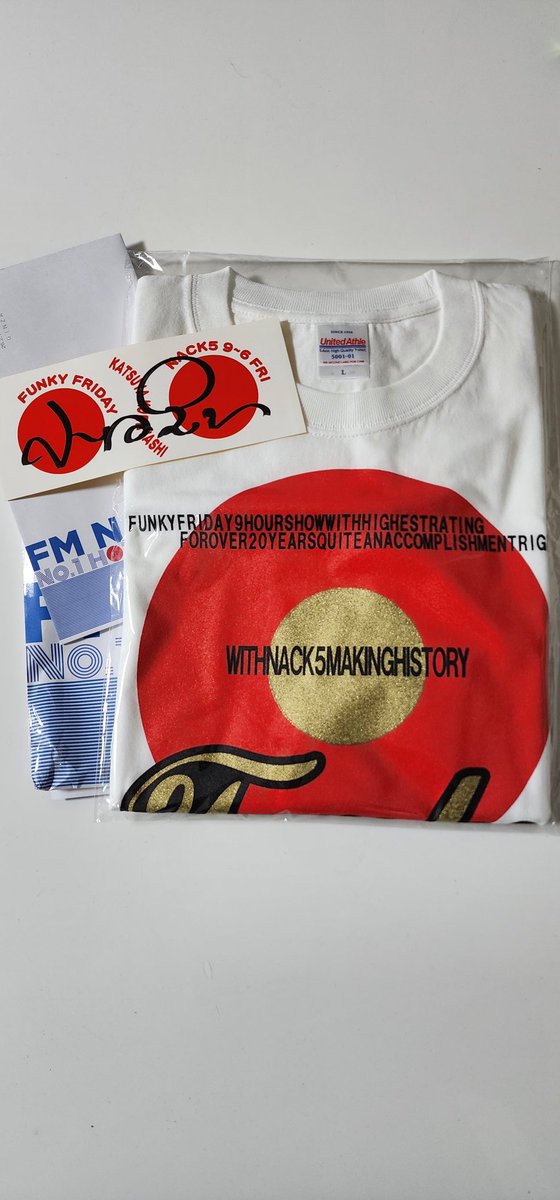 本日、真っ赤な強気🔴🔴とTシャツ👕が届きました～☺️👍✨ 久しぶり