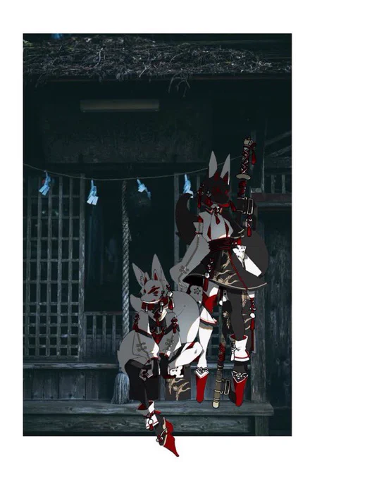 #自分で生み出した一次創作オリジナルキャラを流そう 祠狐ちゃん